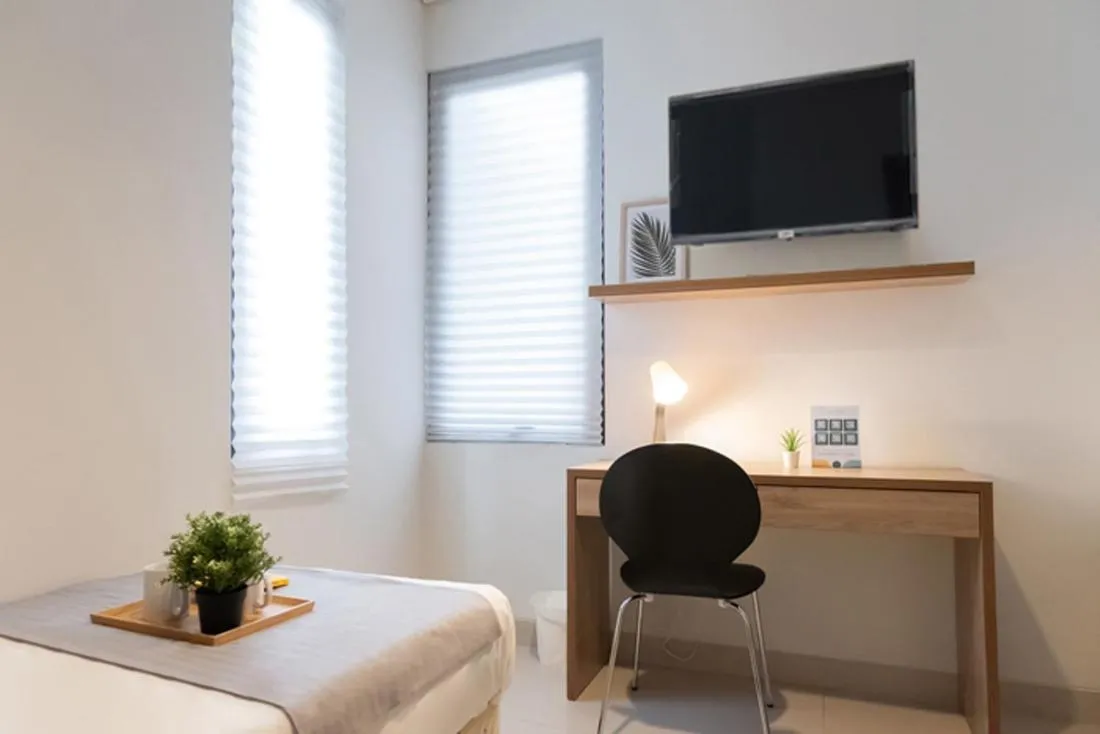 Bed in TwoSpaces Living at Zena Mozia