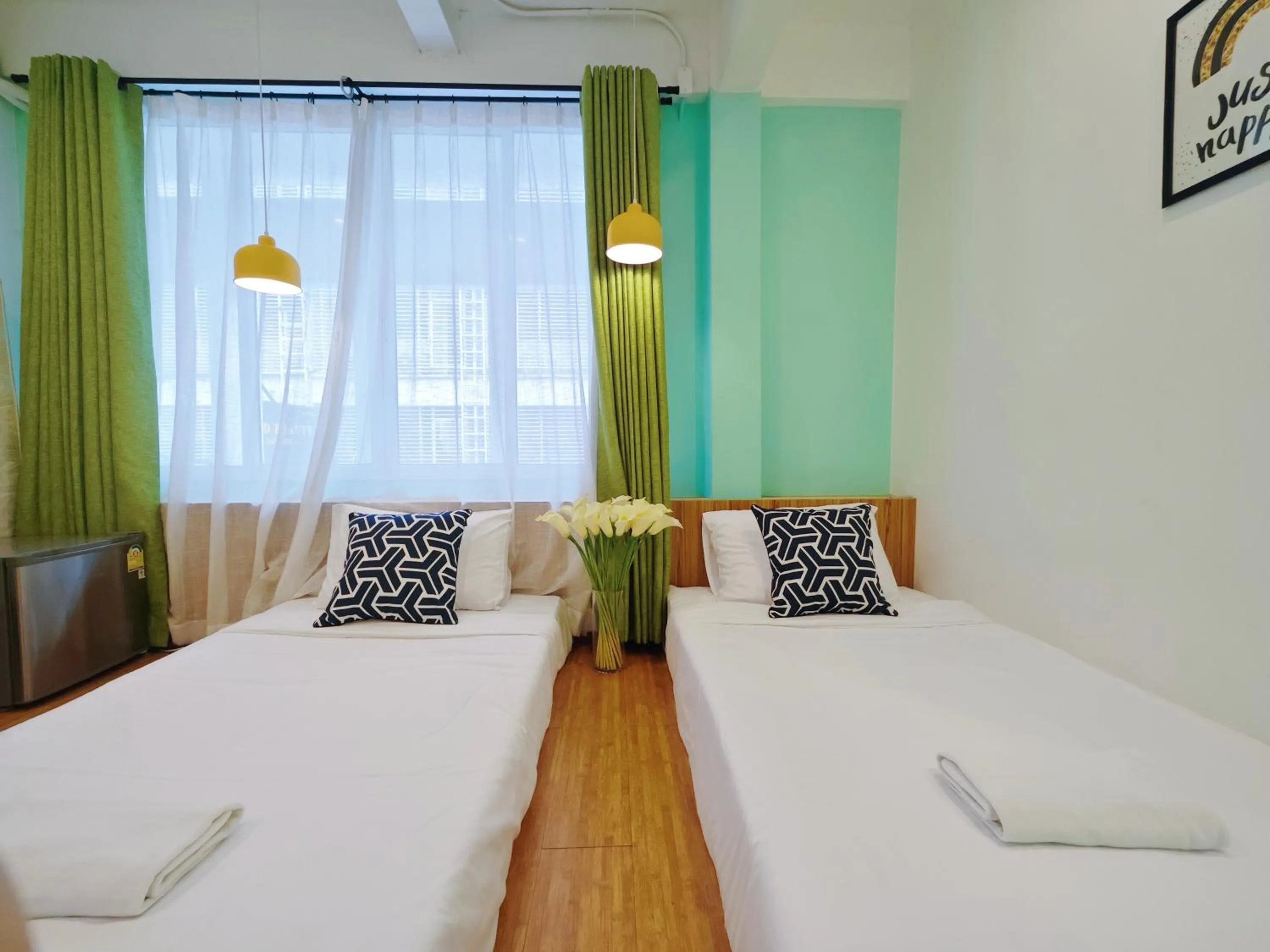 Bed in Ostay Asoke Bangkok
