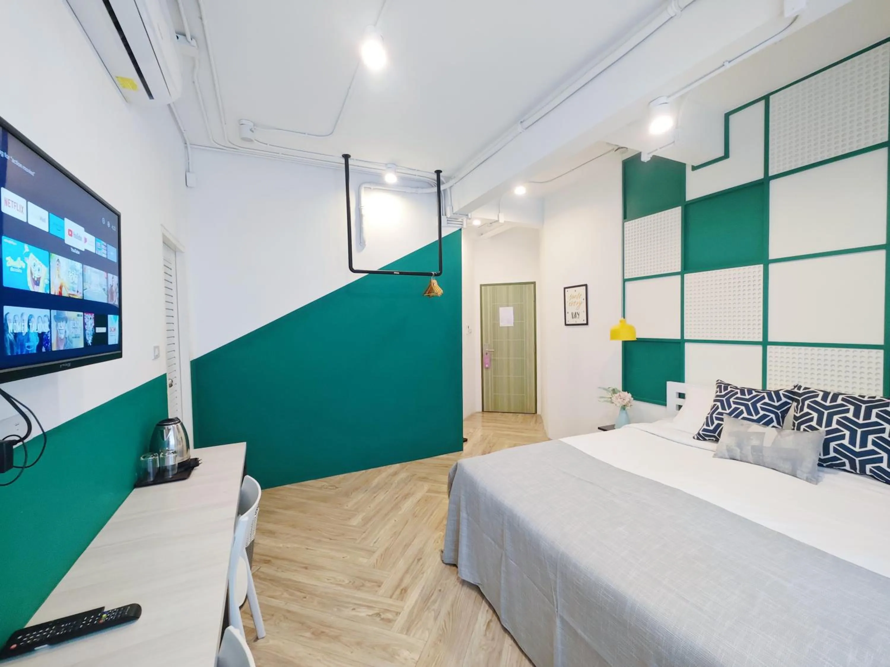 Bed in Ostay Asoke Bangkok