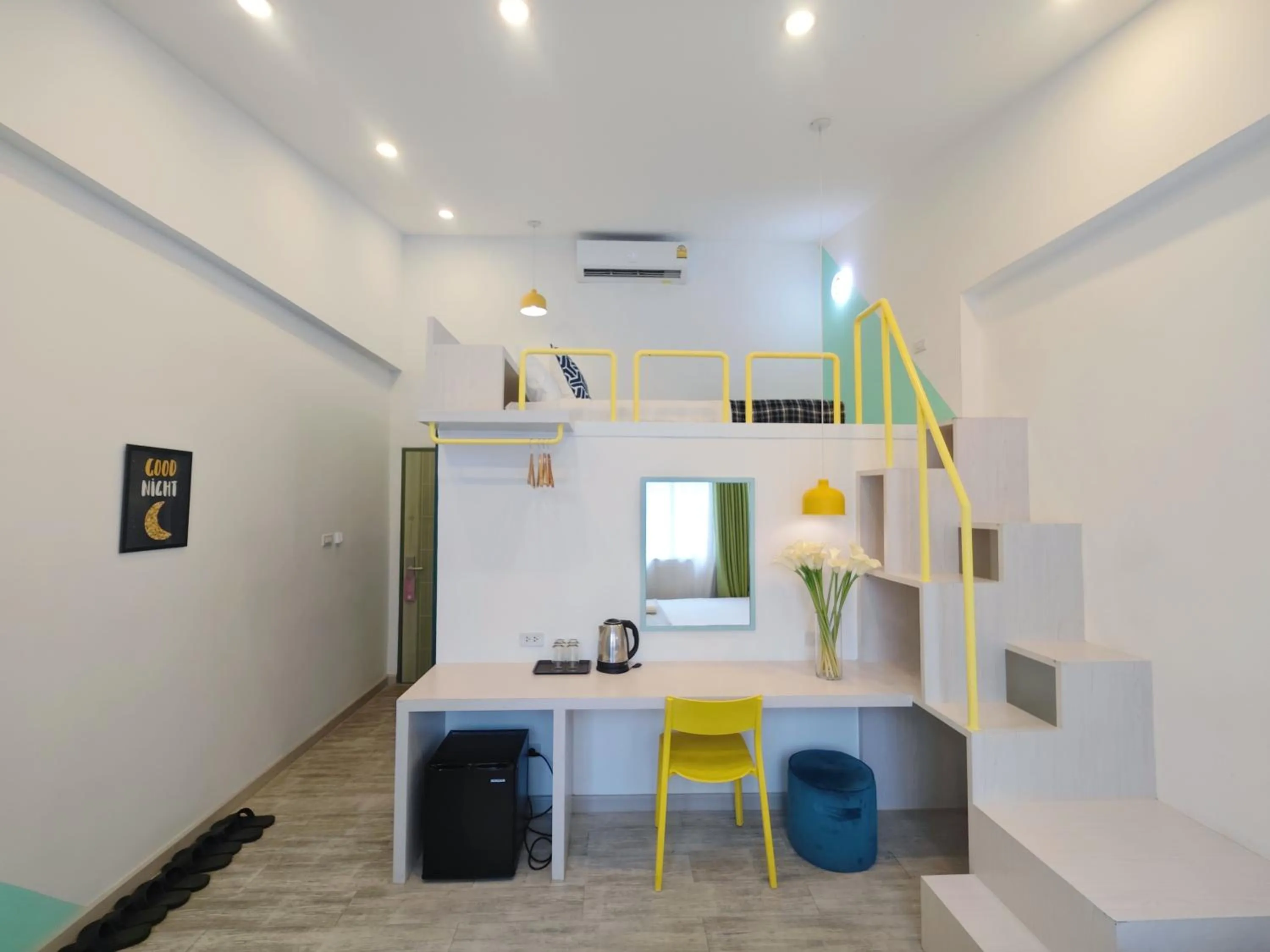 Bed in Ostay Asoke Bangkok