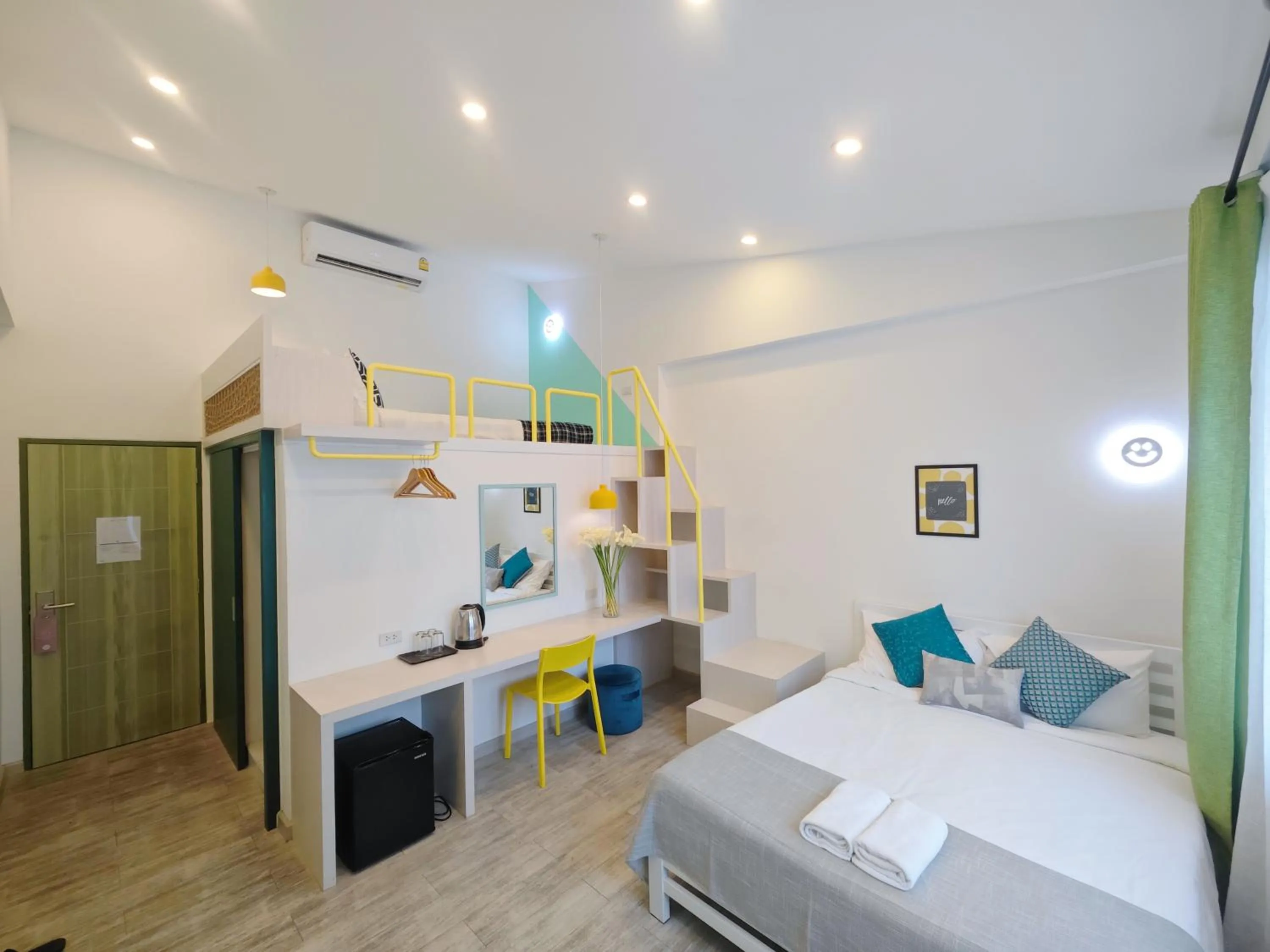 Bed in Ostay Asoke Bangkok