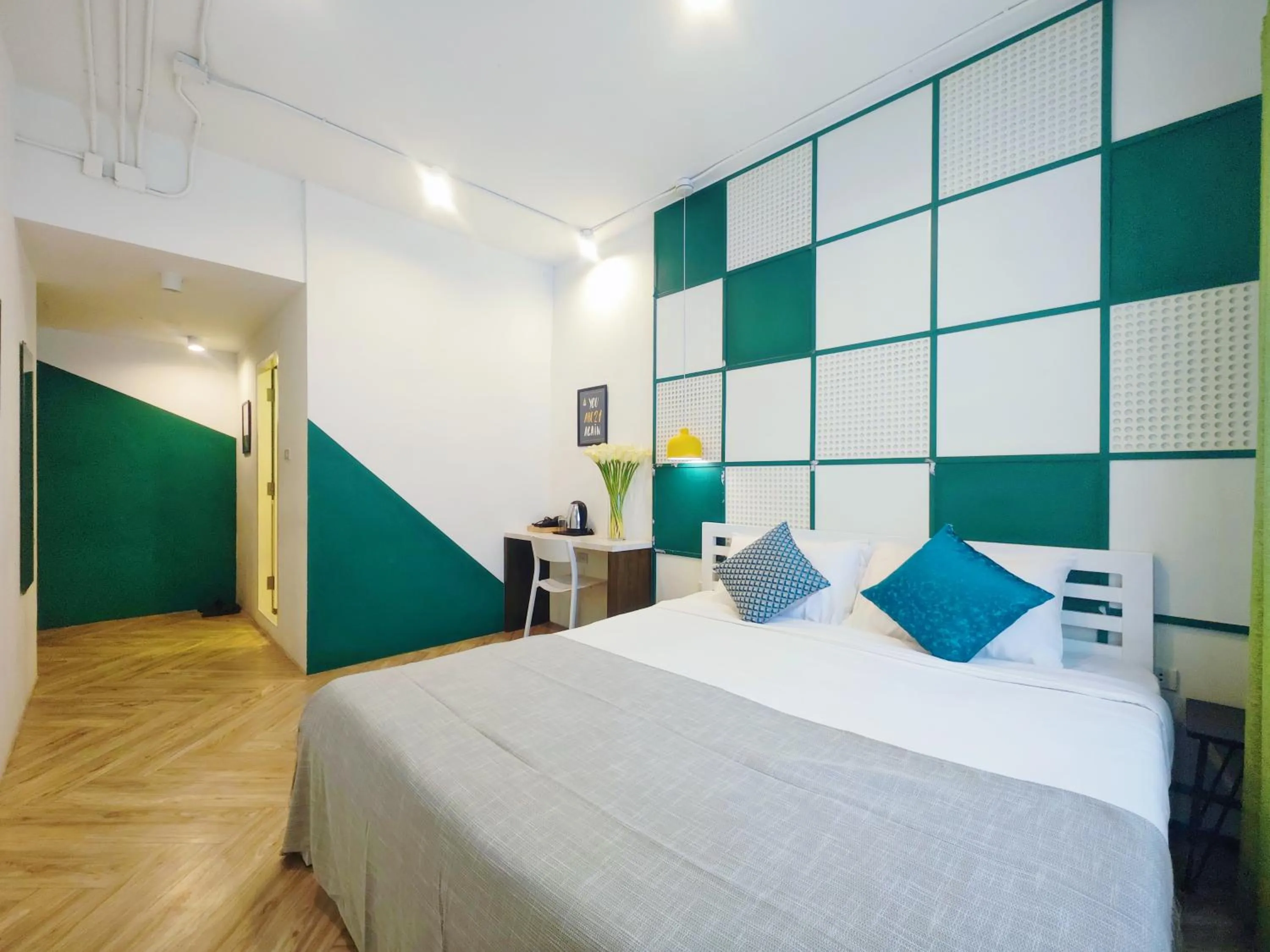Bed in Ostay Asoke Bangkok