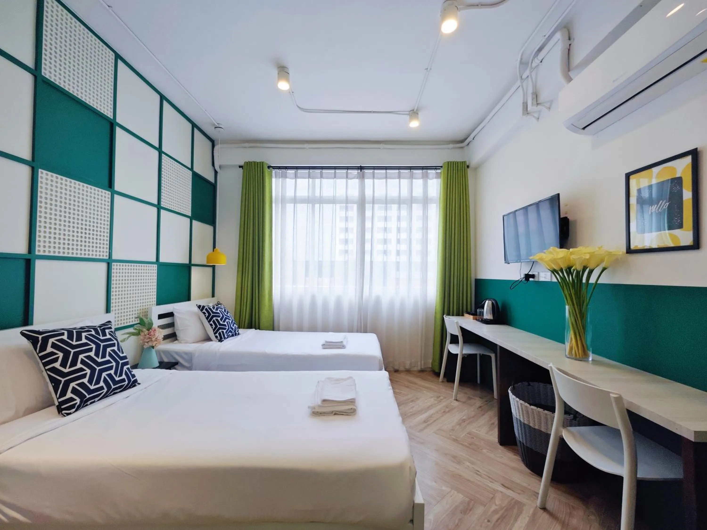 Bed in Ostay Asoke Bangkok