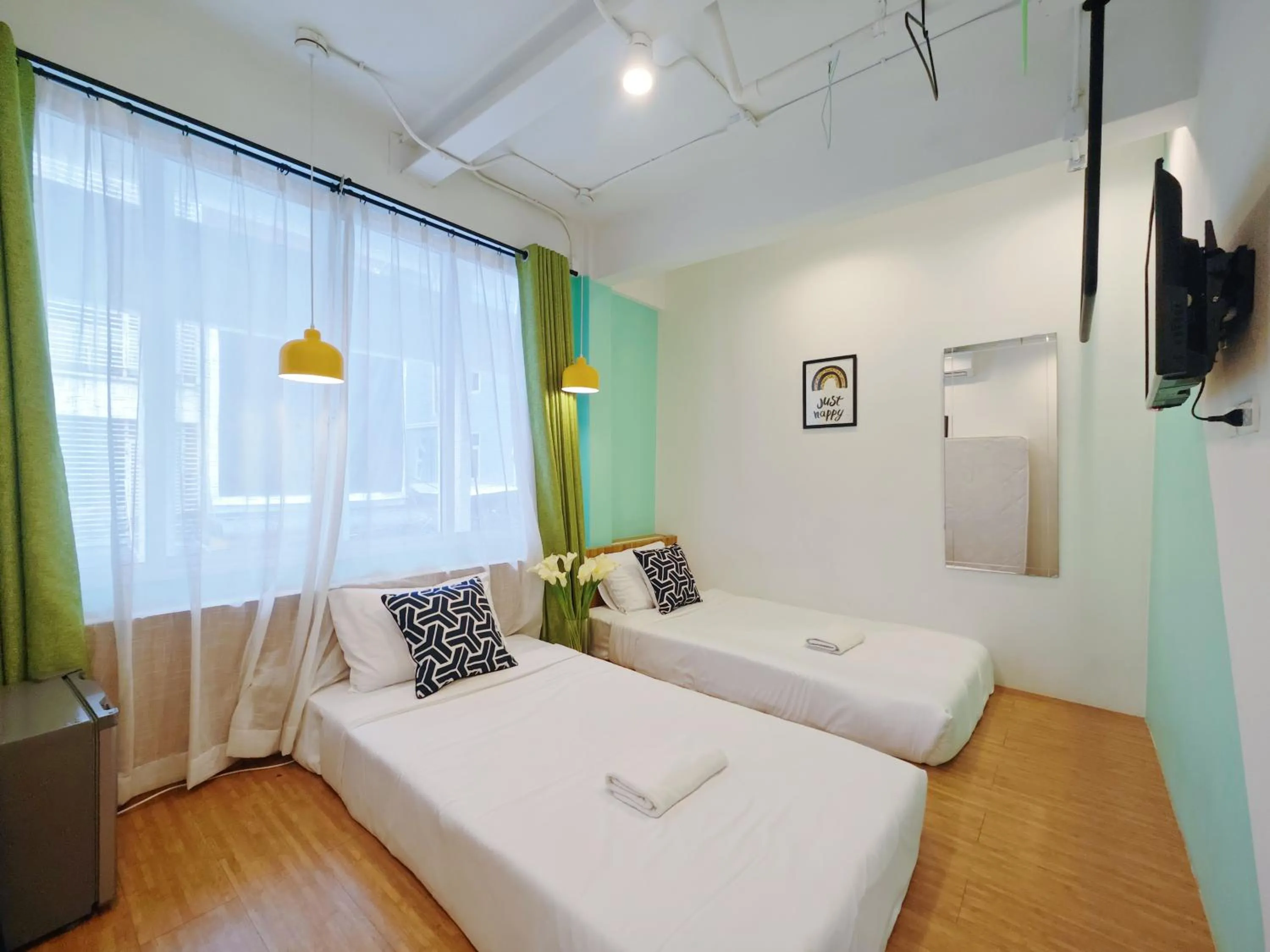 Bed in Ostay Asoke Bangkok