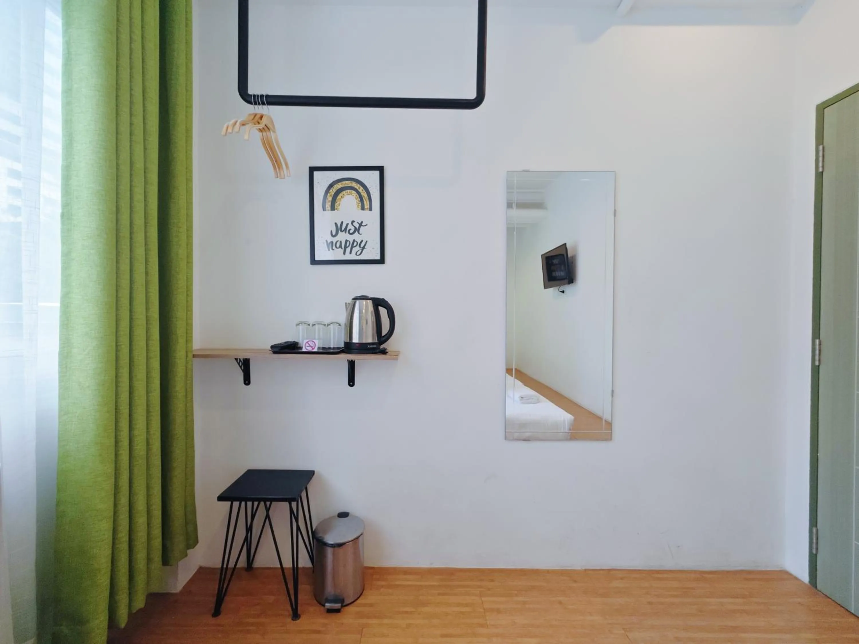 Seating area in Ostay Asoke Bangkok