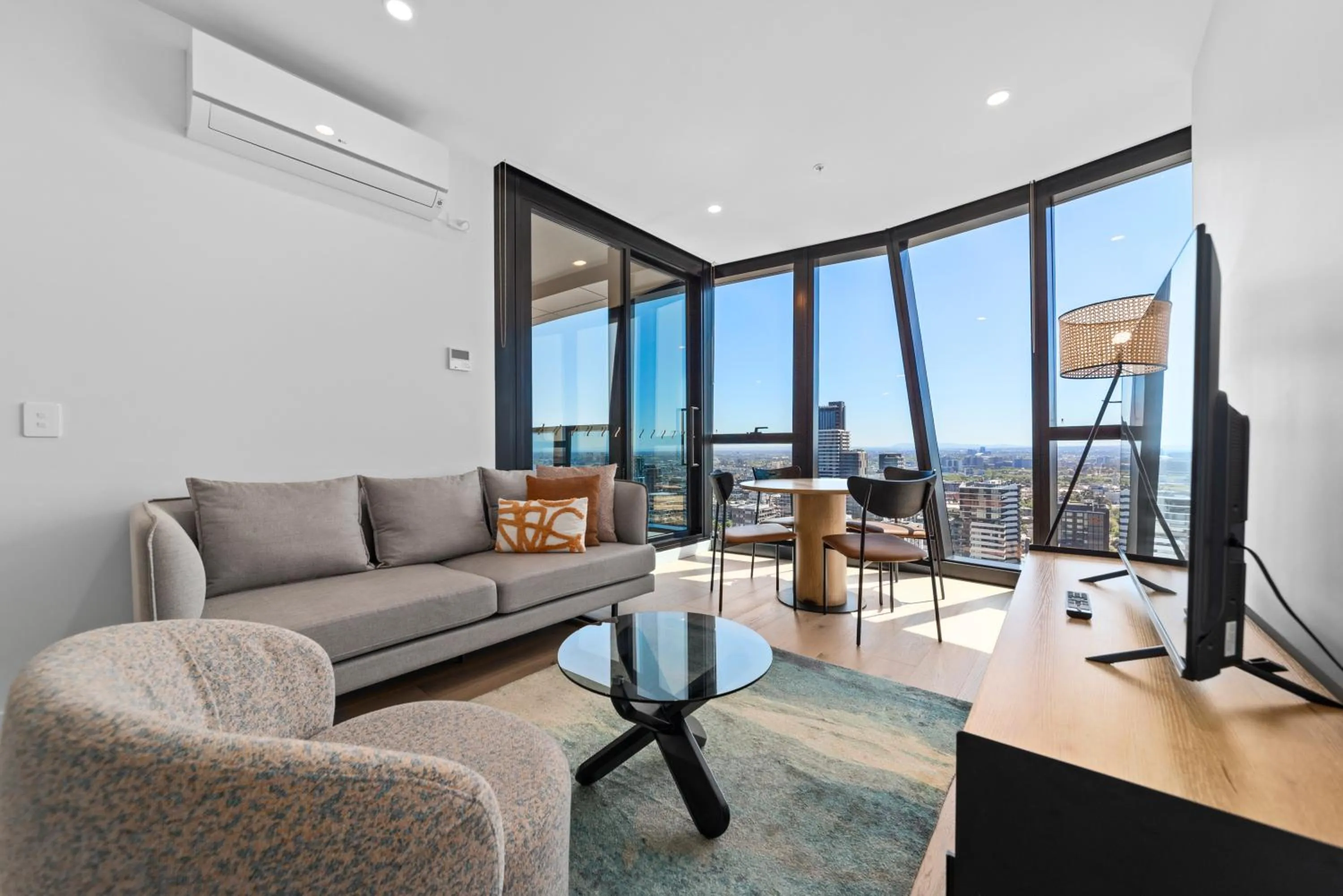 Living room in Aspire Melbourne