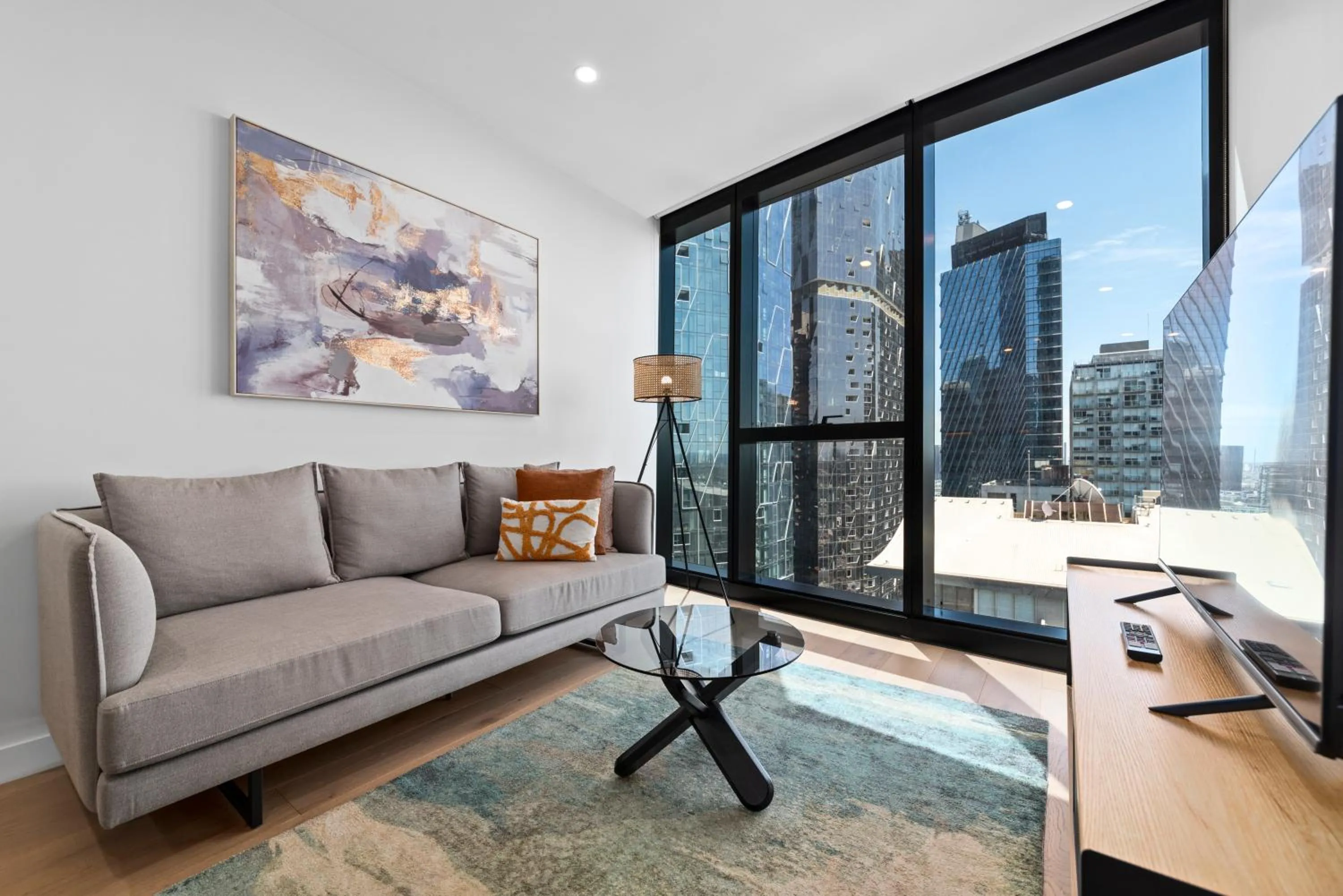 Living room in Aspire Melbourne