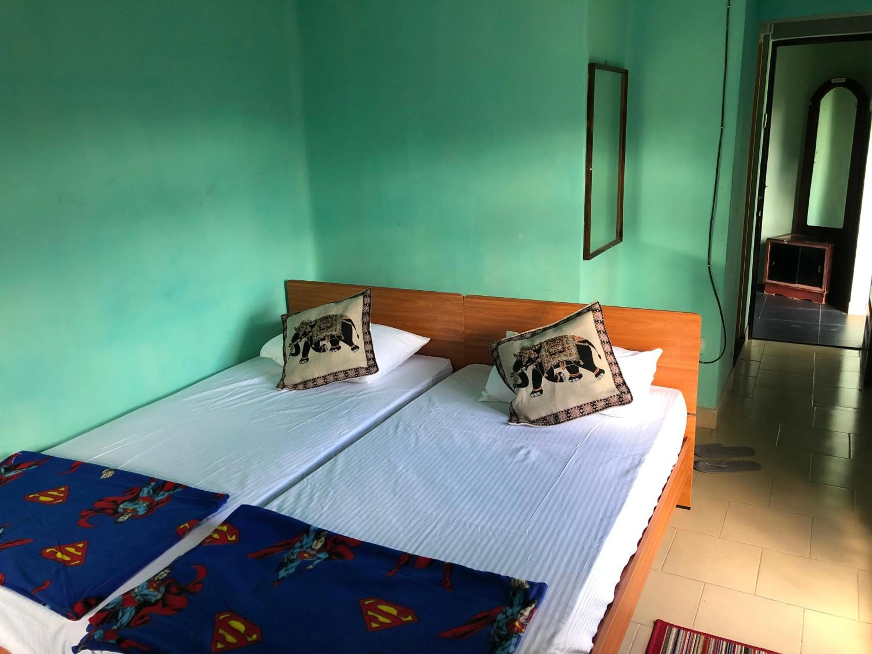 Bed in Araliya Holiday Bungalow
