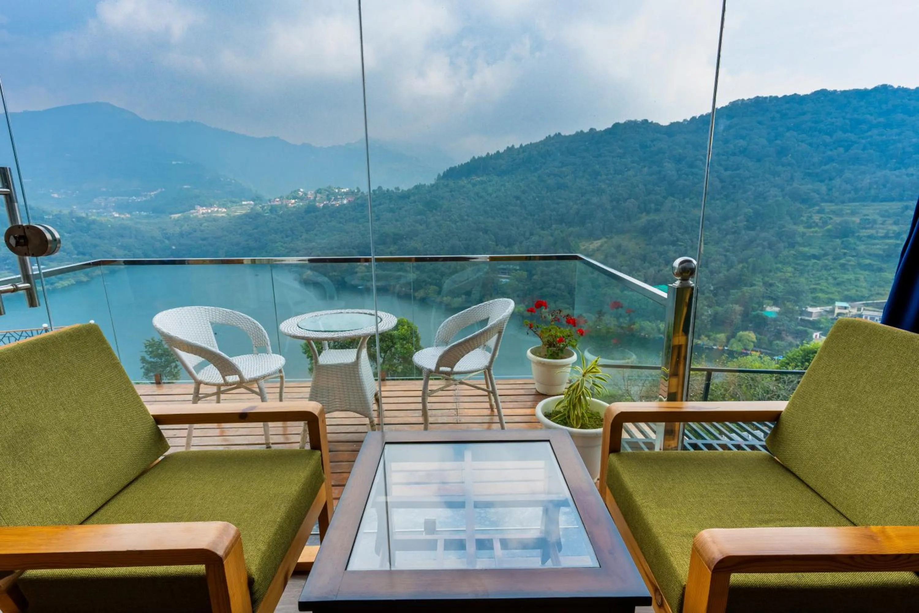 Seating area in The Lake Ambience Resort