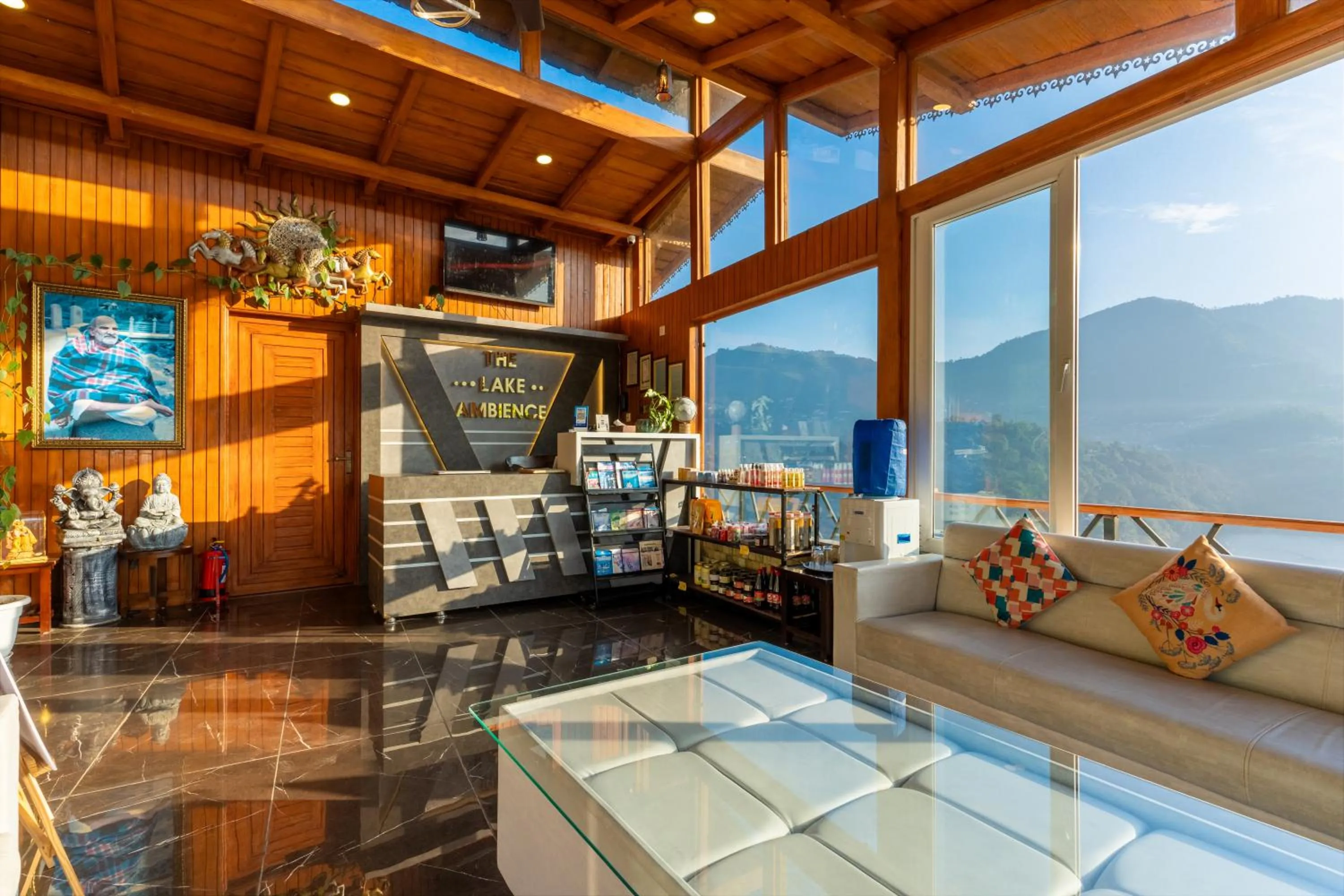 Lobby or reception in The Lake Ambience Resort