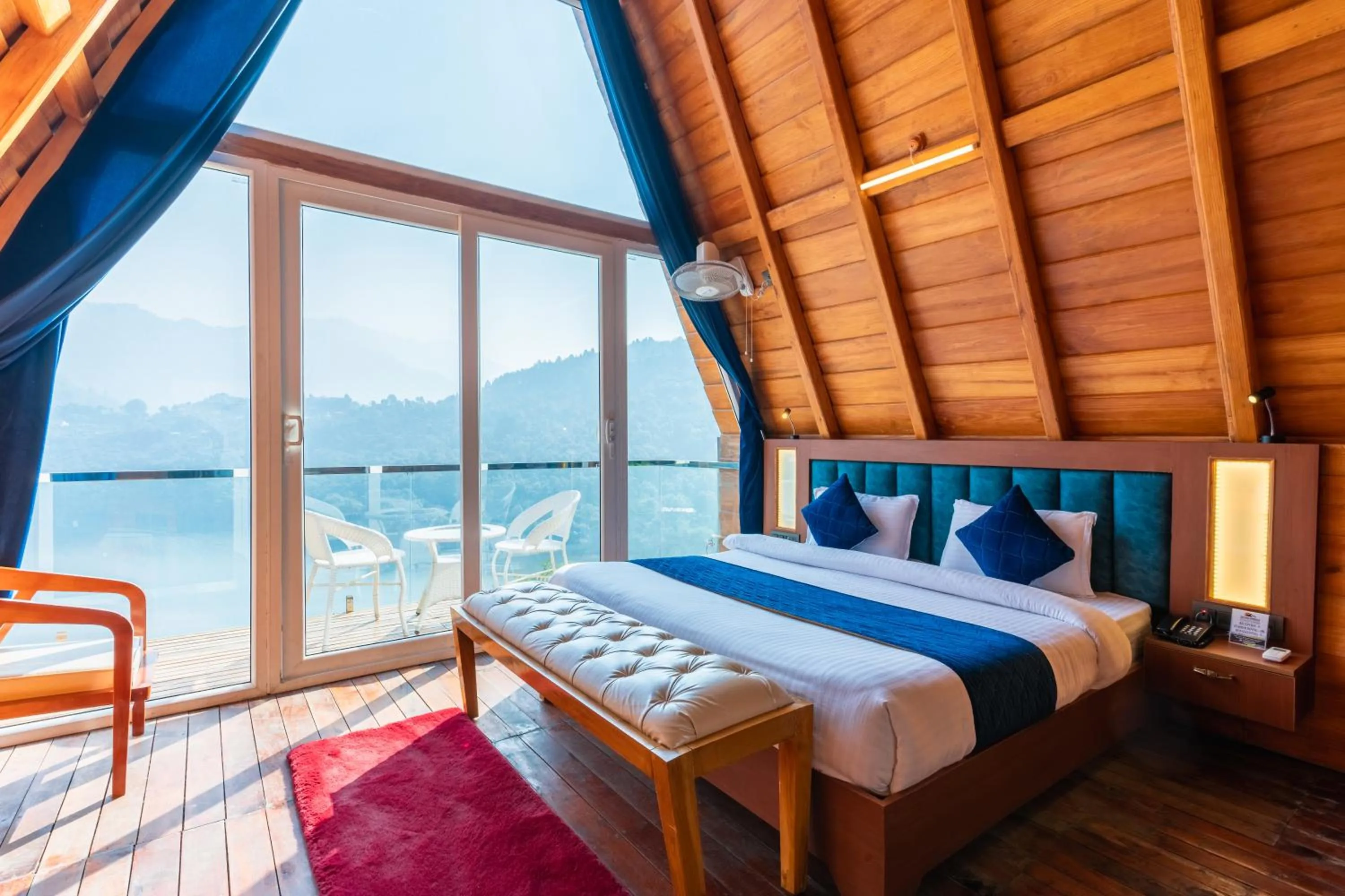 View (from property/room), Bed in The Lake Ambience Resort