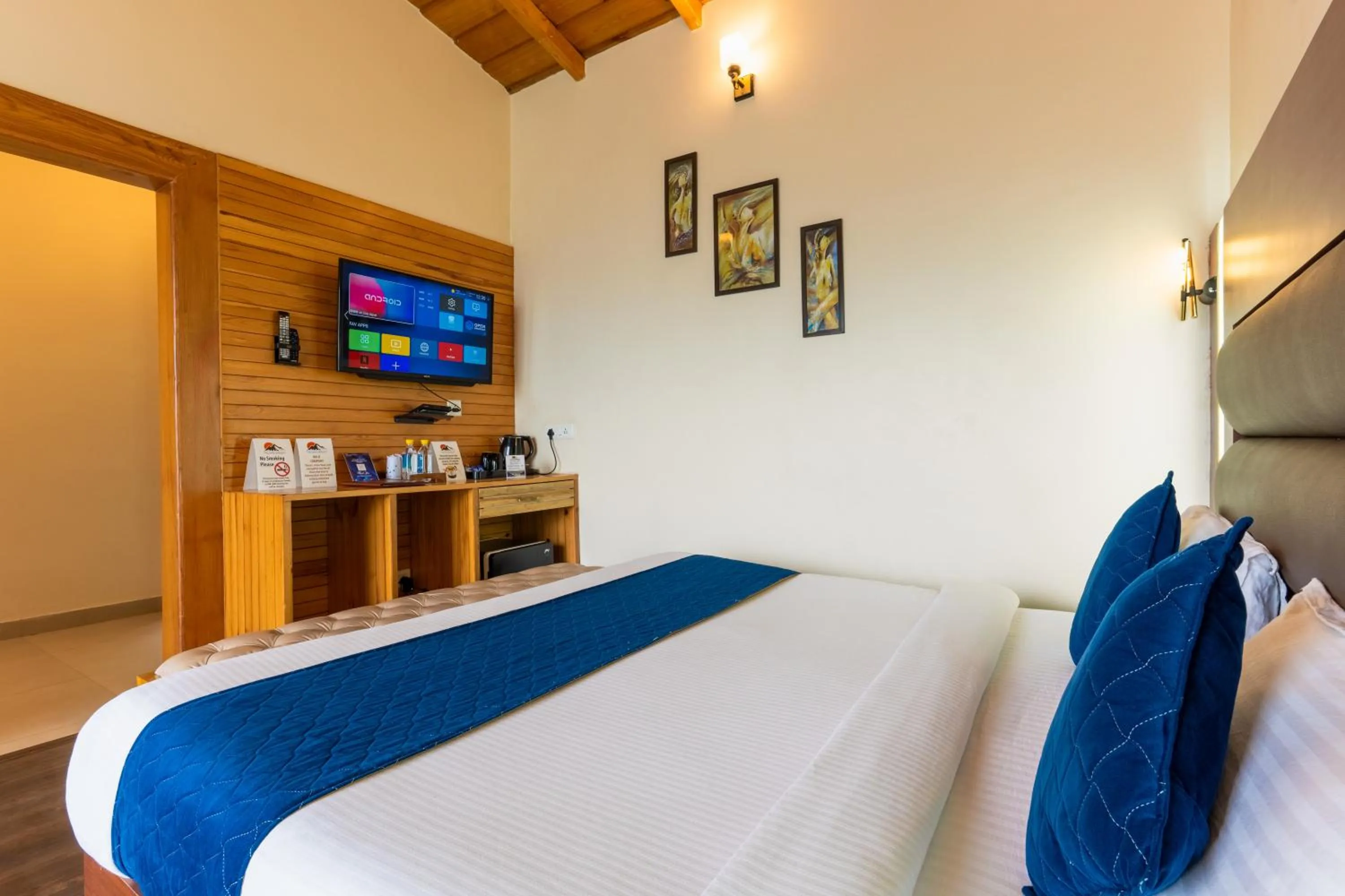 Bed in The Lake Ambience Resort