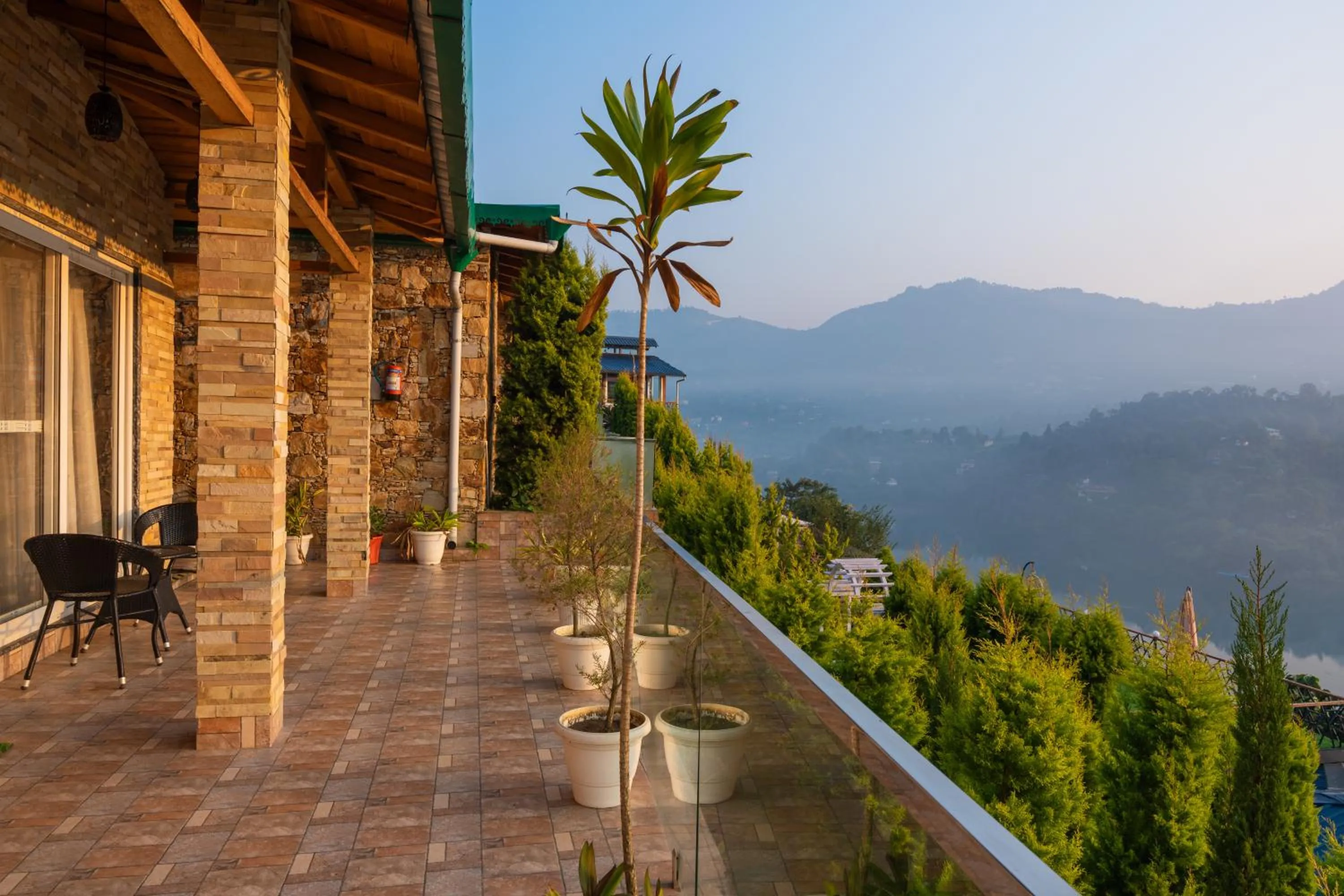 Balcony/Terrace in The Lake Ambience Resort