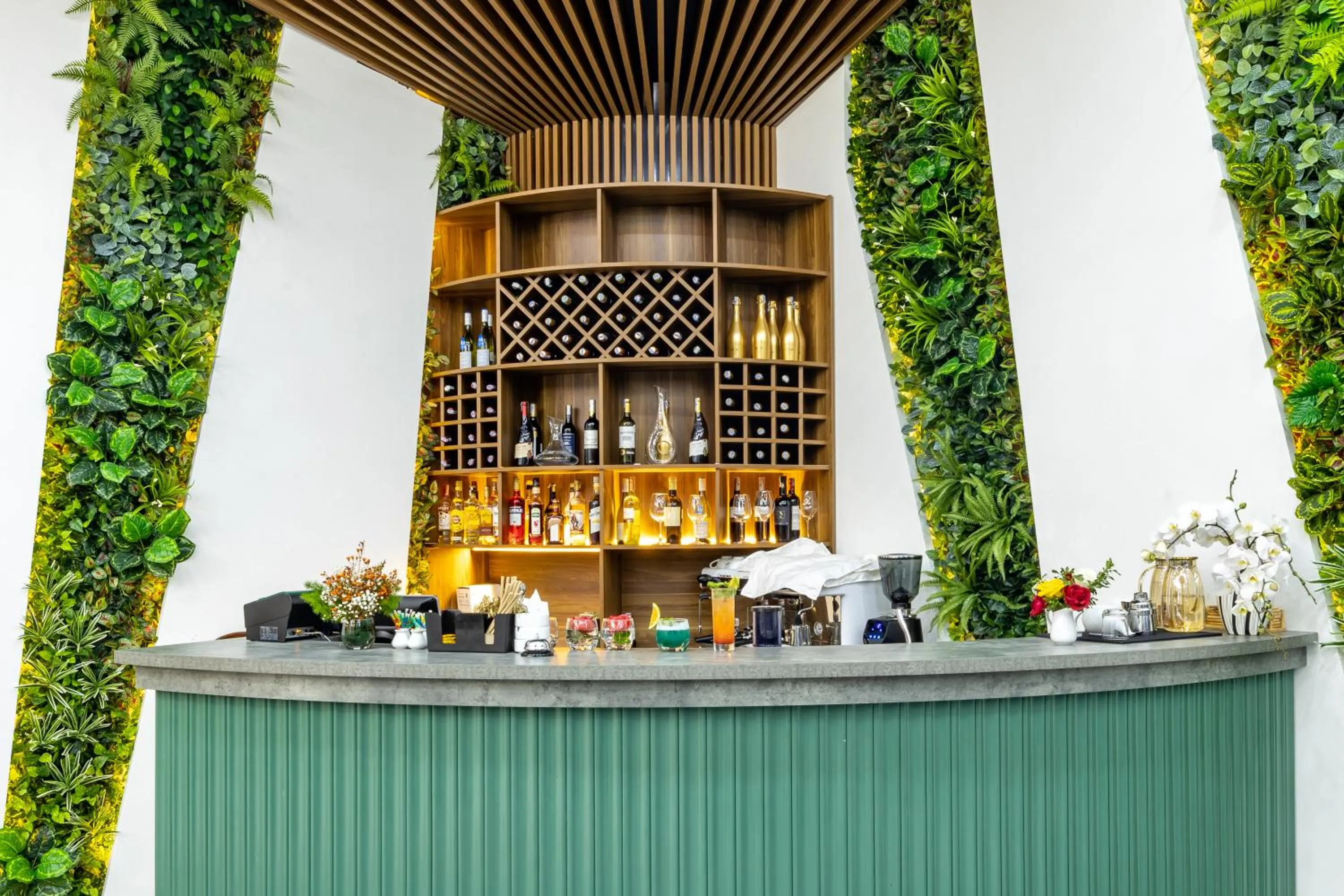 Lounge or bar in Glenda Tower Moc Chau Hotel