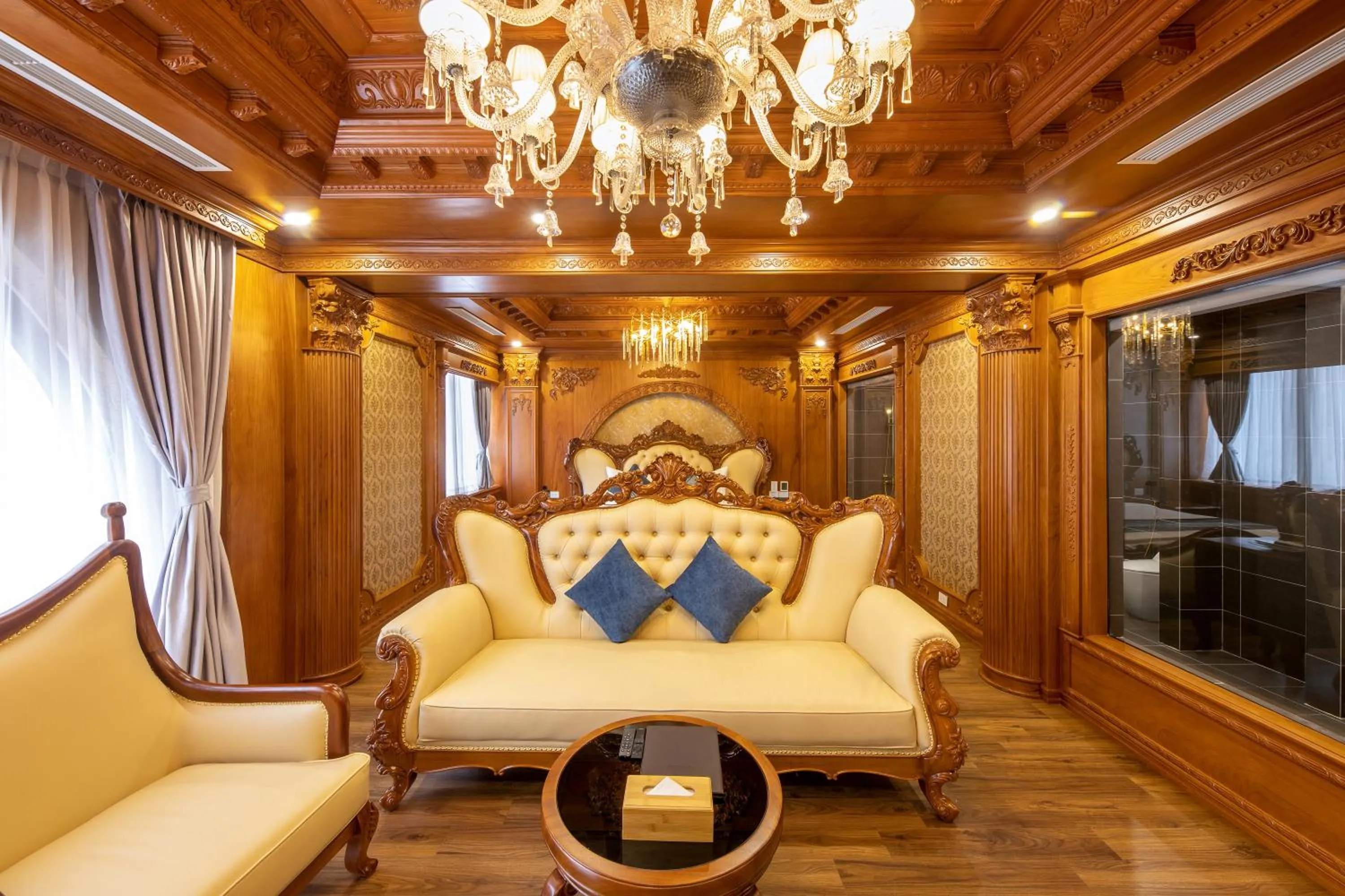 Living room in Glenda Tower Moc Chau Hotel