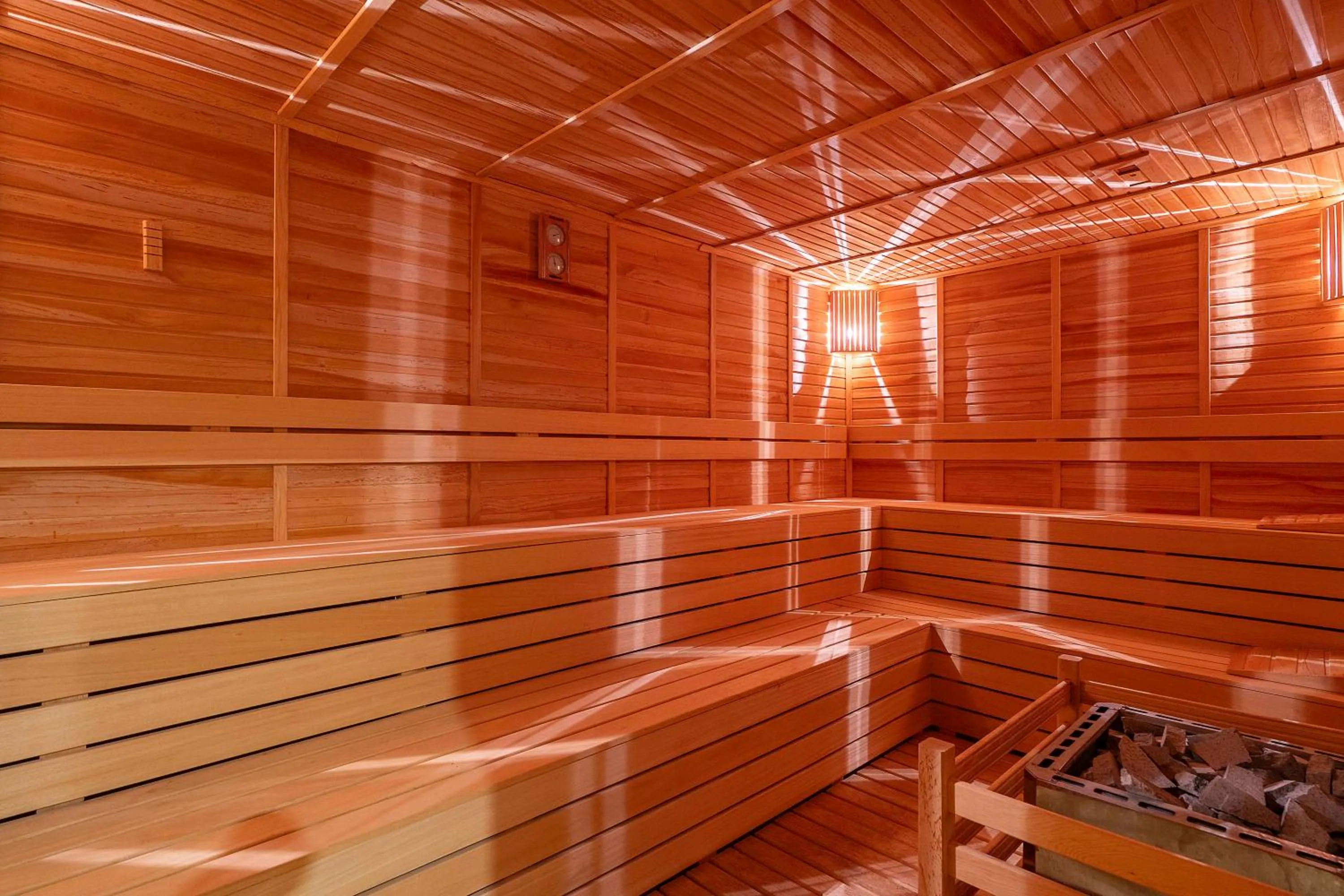 Sauna in Side Breeze Hotel