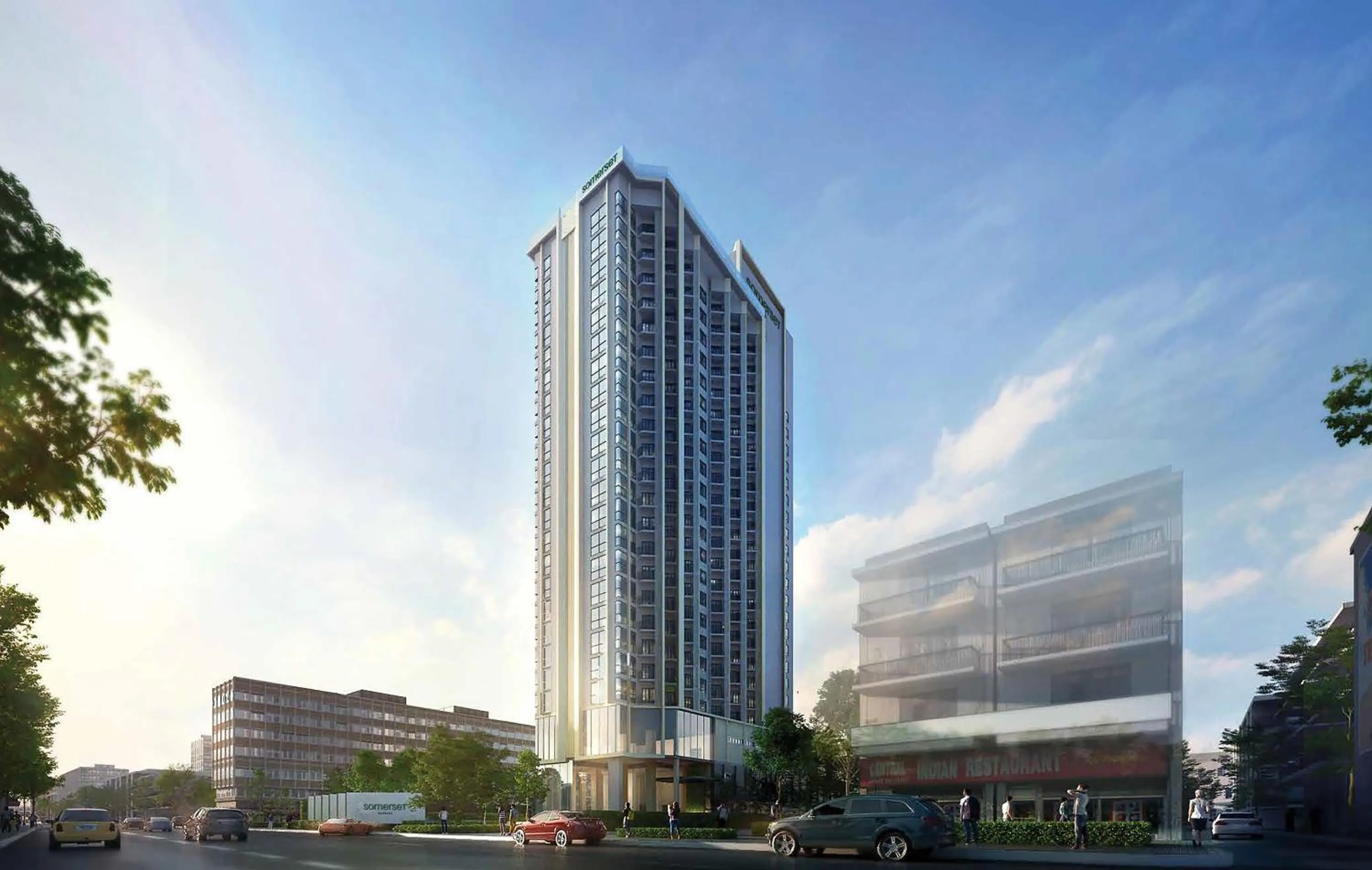 Facade/entrance in Somerset Pattaya