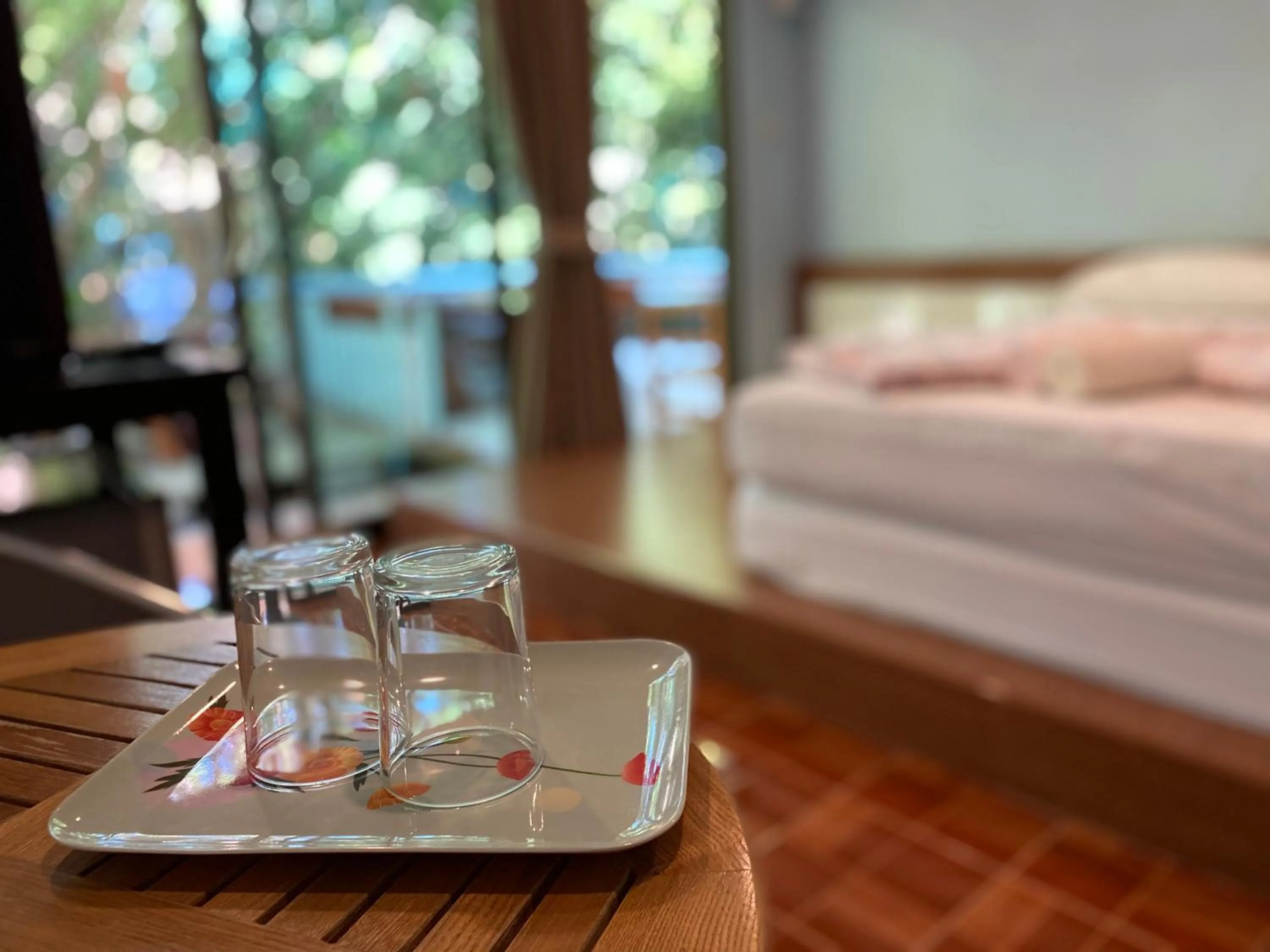 Bed in Warakorn Baansuan Amphawa