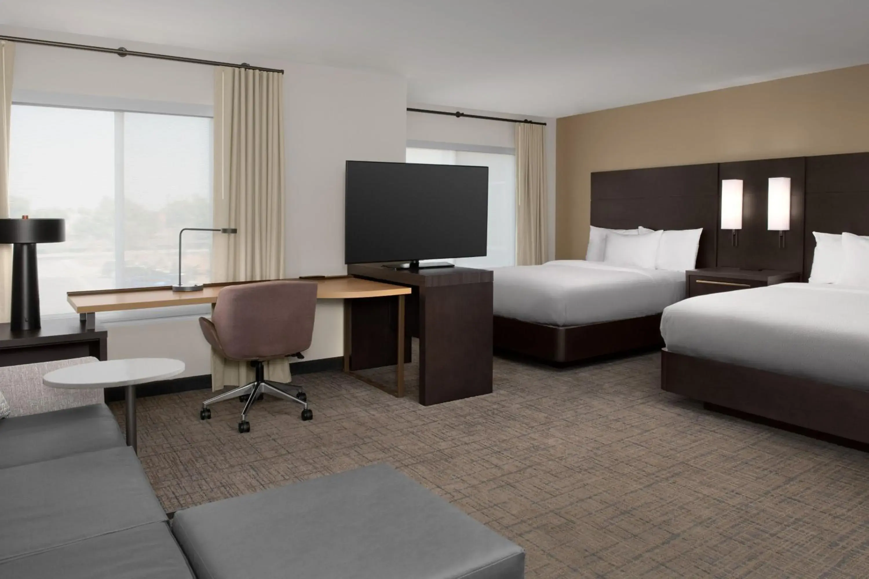 Queen Studio with Sofa Bed and Adapted Tub - Mobility Accessible in Residence Inn by Marriott Fresno Clovis Queen Studio with Sofa Bed and Adapted Tub - Mobility Accessible in Residence Inn by Marriott Fresno Clovis