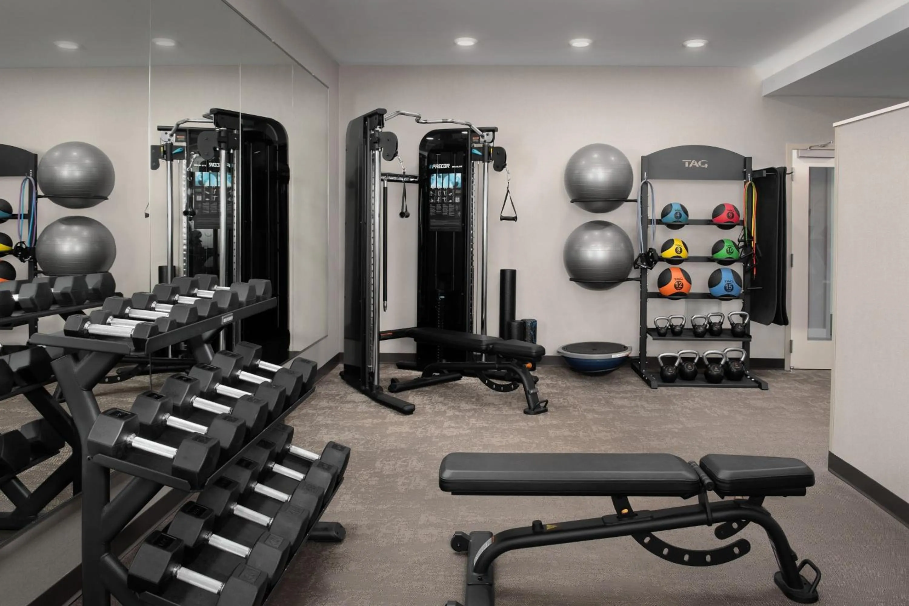 Fitness centre/facilities in Residence Inn by Marriott Fresno Clovis