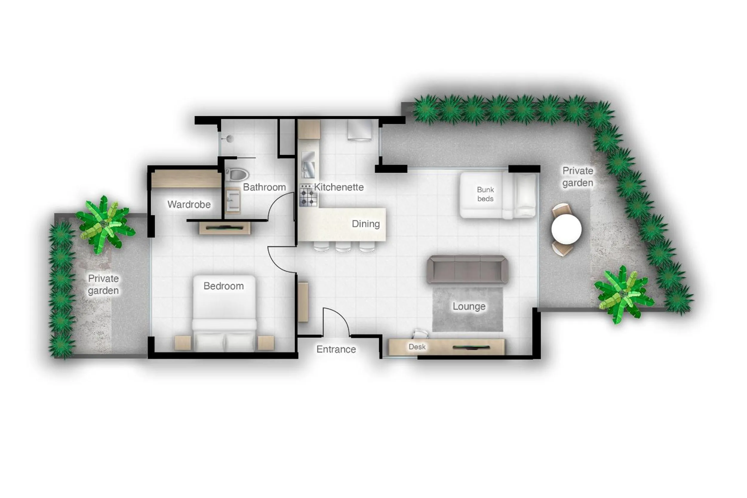 Floor plan in Studio 365 Serviced Apartments