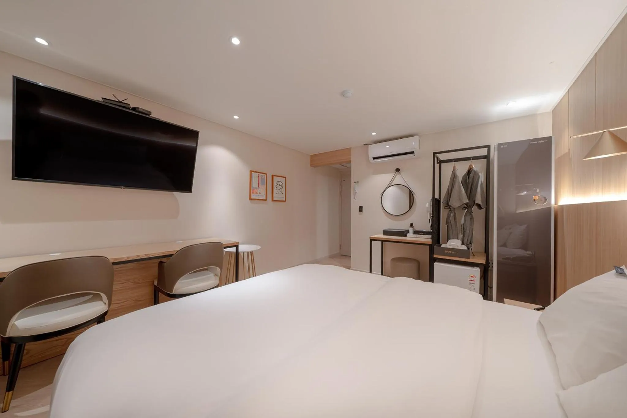 Bed in No25 Hotel Jeonju Sanjeong