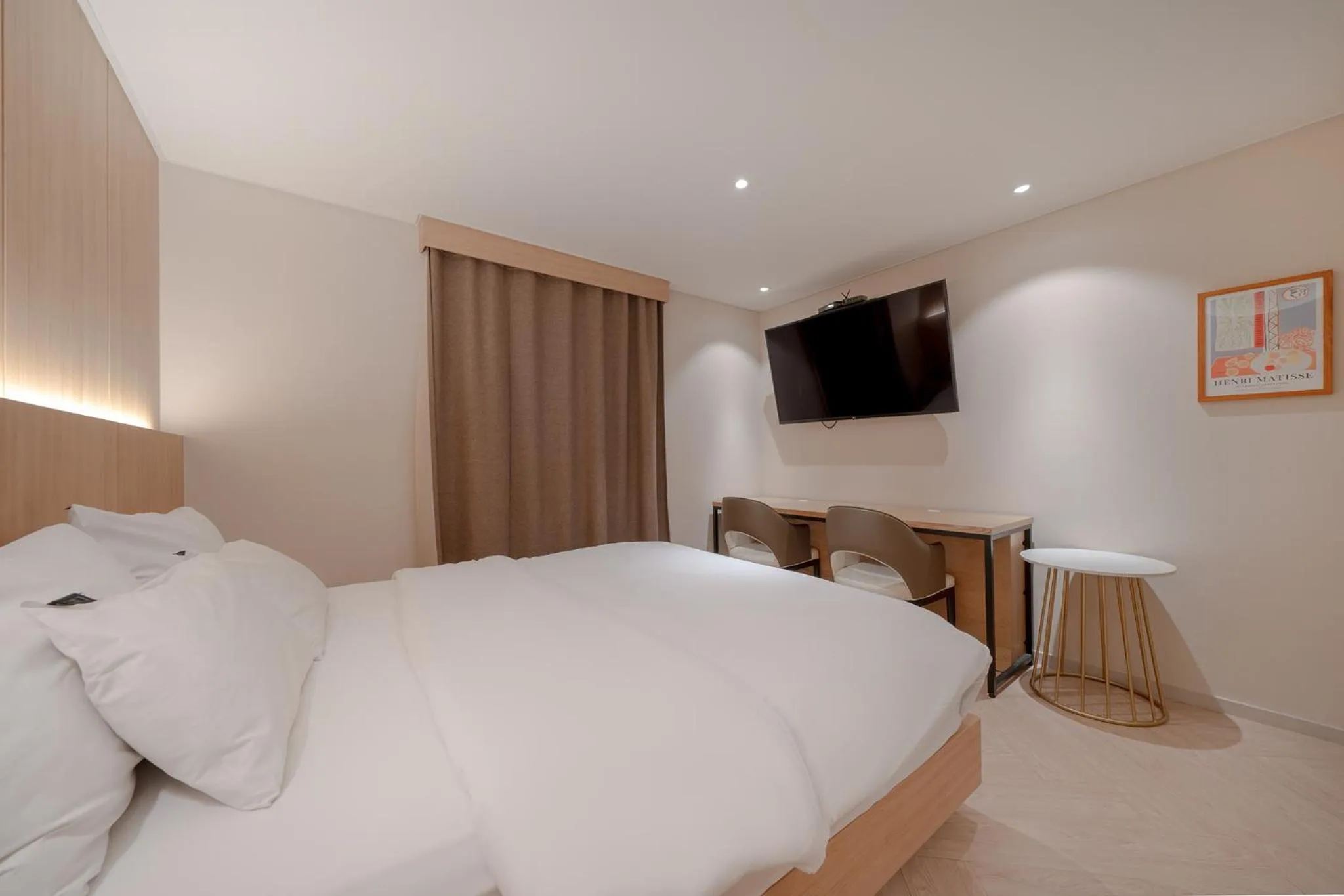 Bed in No25 Hotel Jeonju Sanjeong