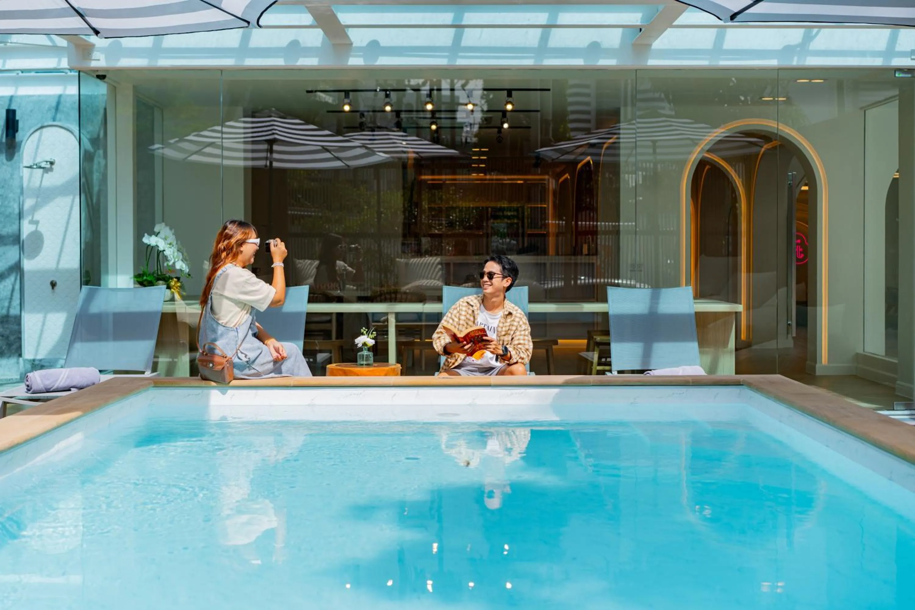 Communal lounge/ TV room in The Tint At Phuket Town - SHA Plus