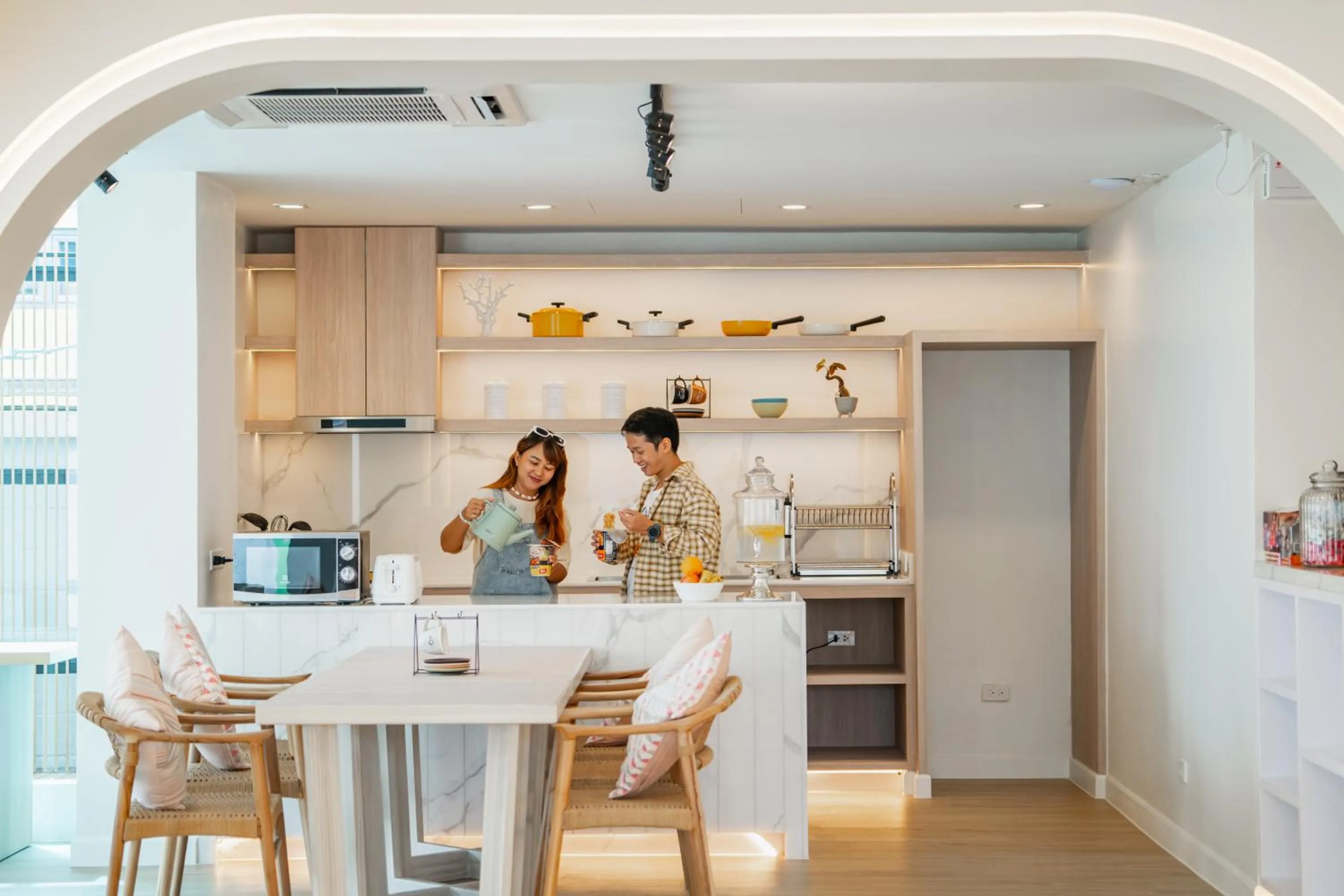 Communal kitchen in The Tint At Phuket Town - SHA Plus