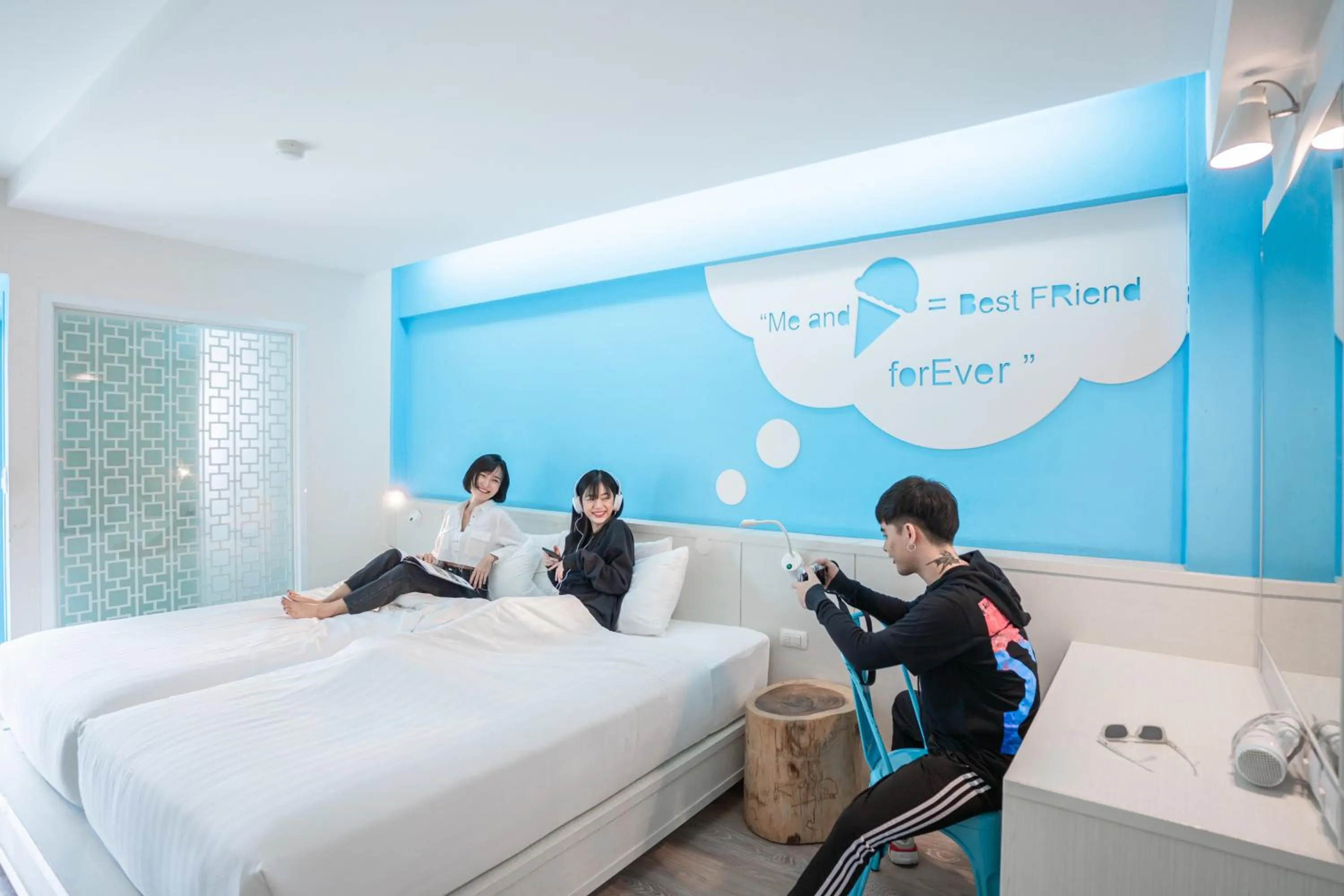 Bedroom, Bed in The Tint At Phuket Town - SHA Plus