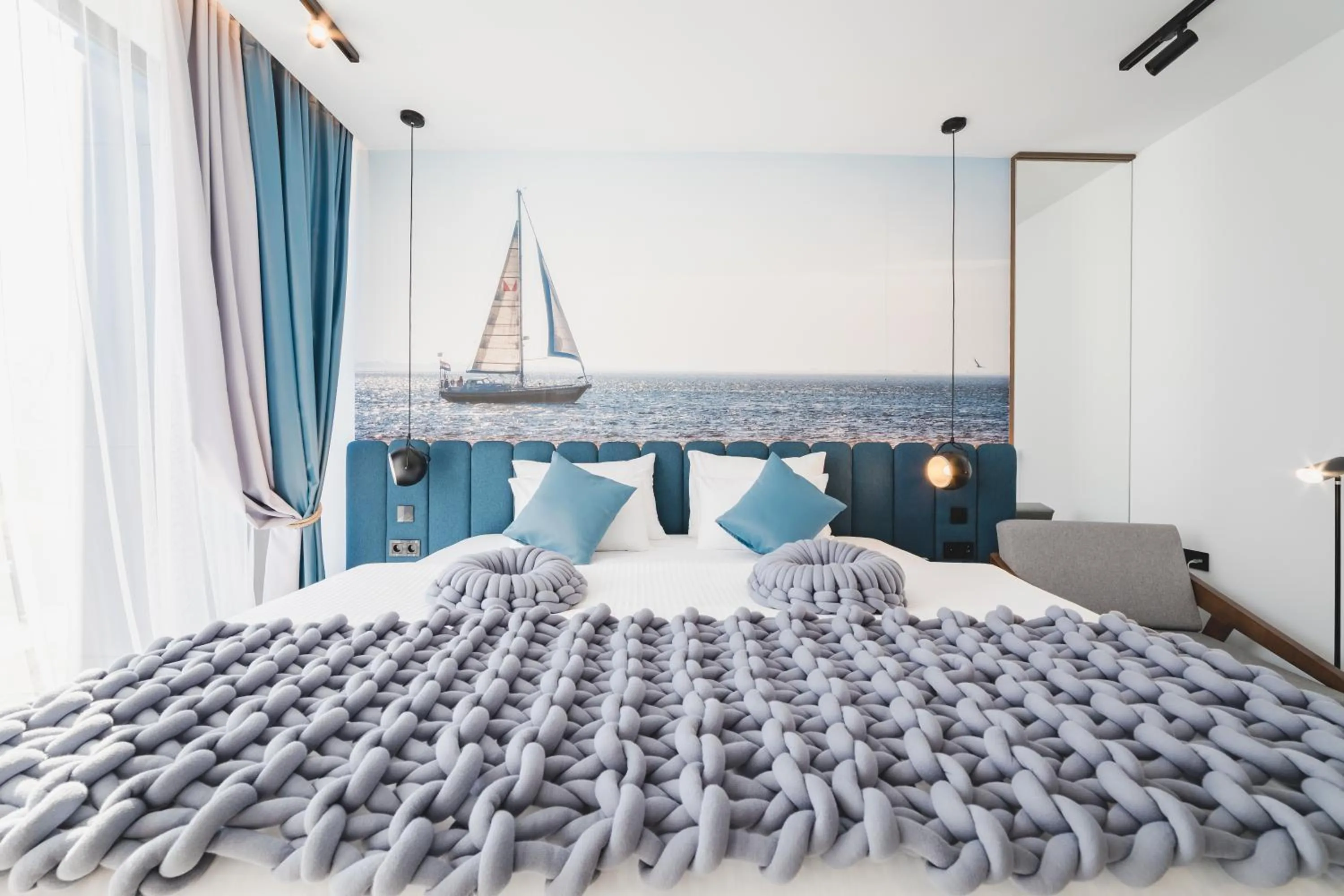 Bed in Hotel Aurel Coast