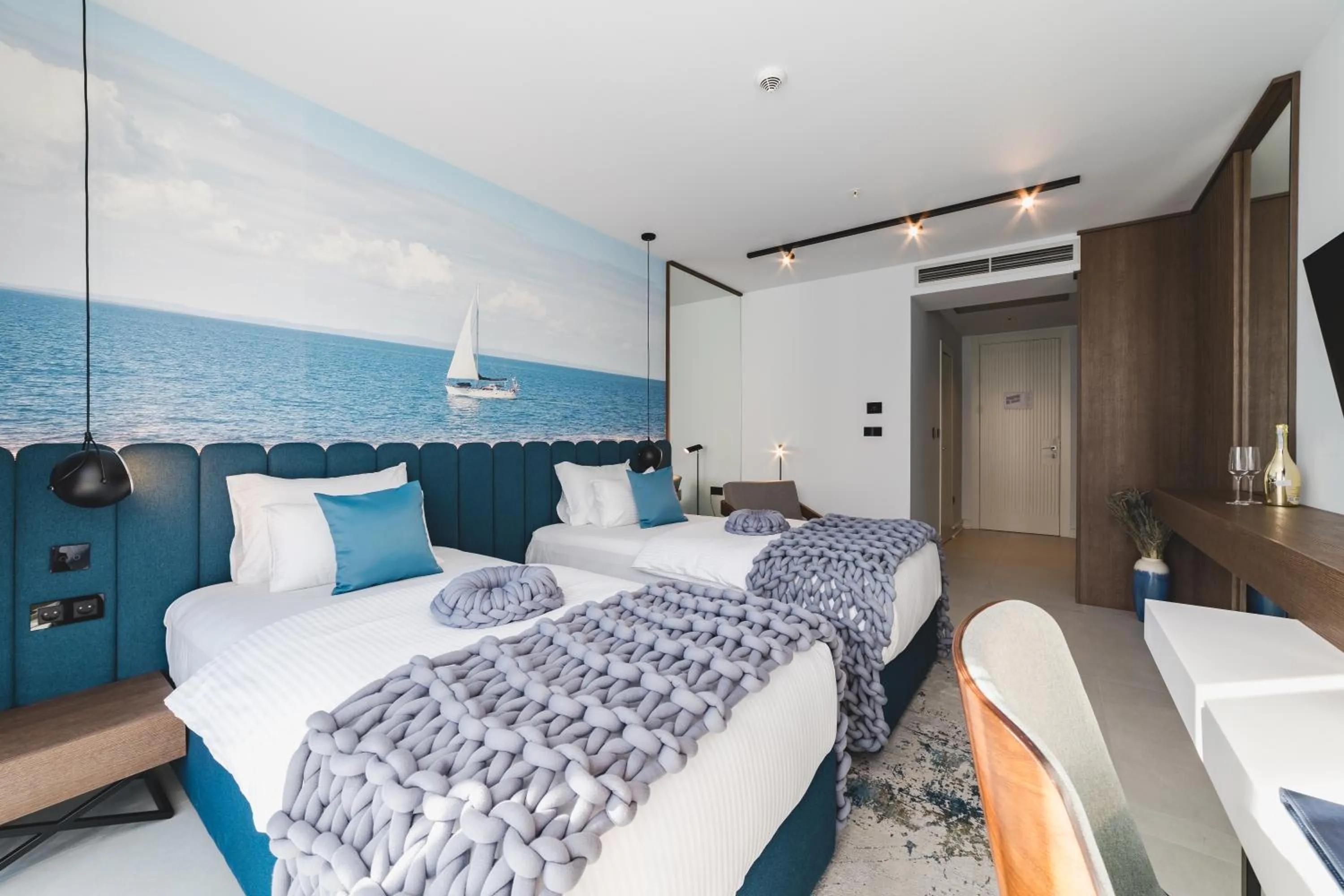 Bed in Hotel Aurel Coast