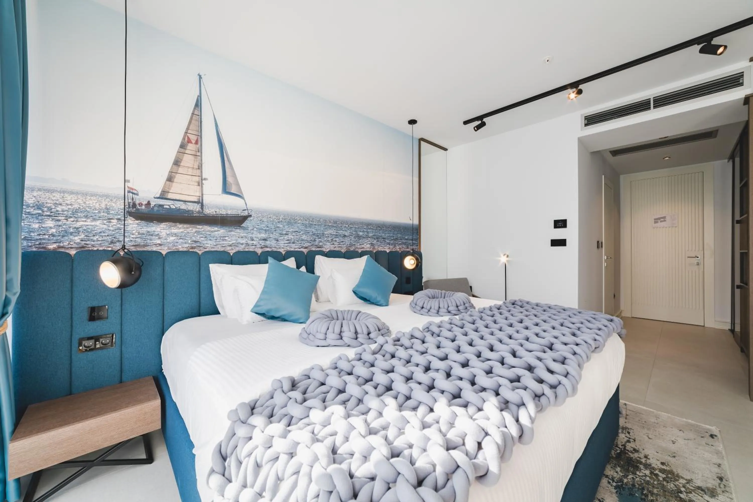 Bed in Hotel Aurel Coast