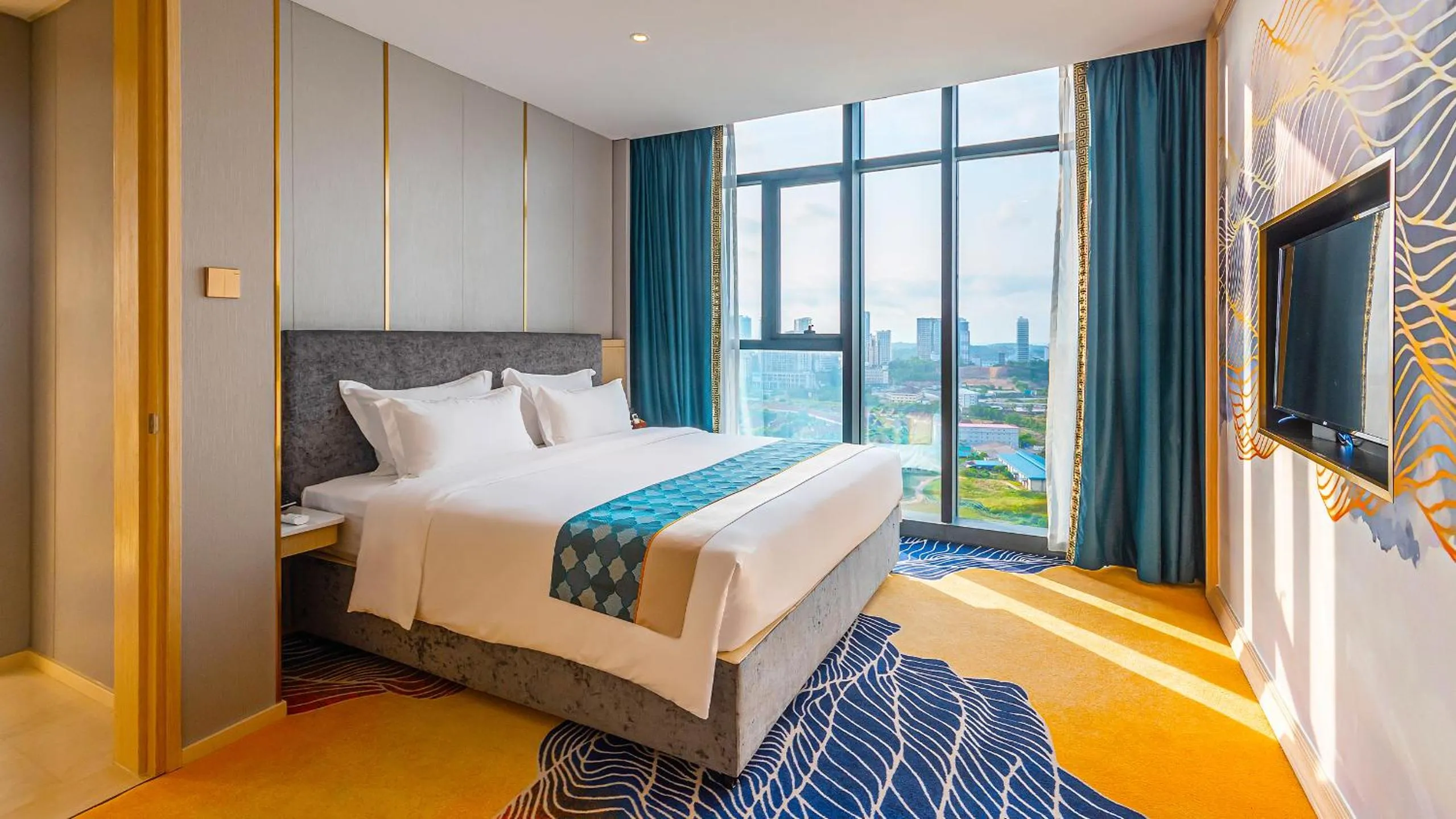 Bedroom, Bed in Won Majestic Hotel Cambodia