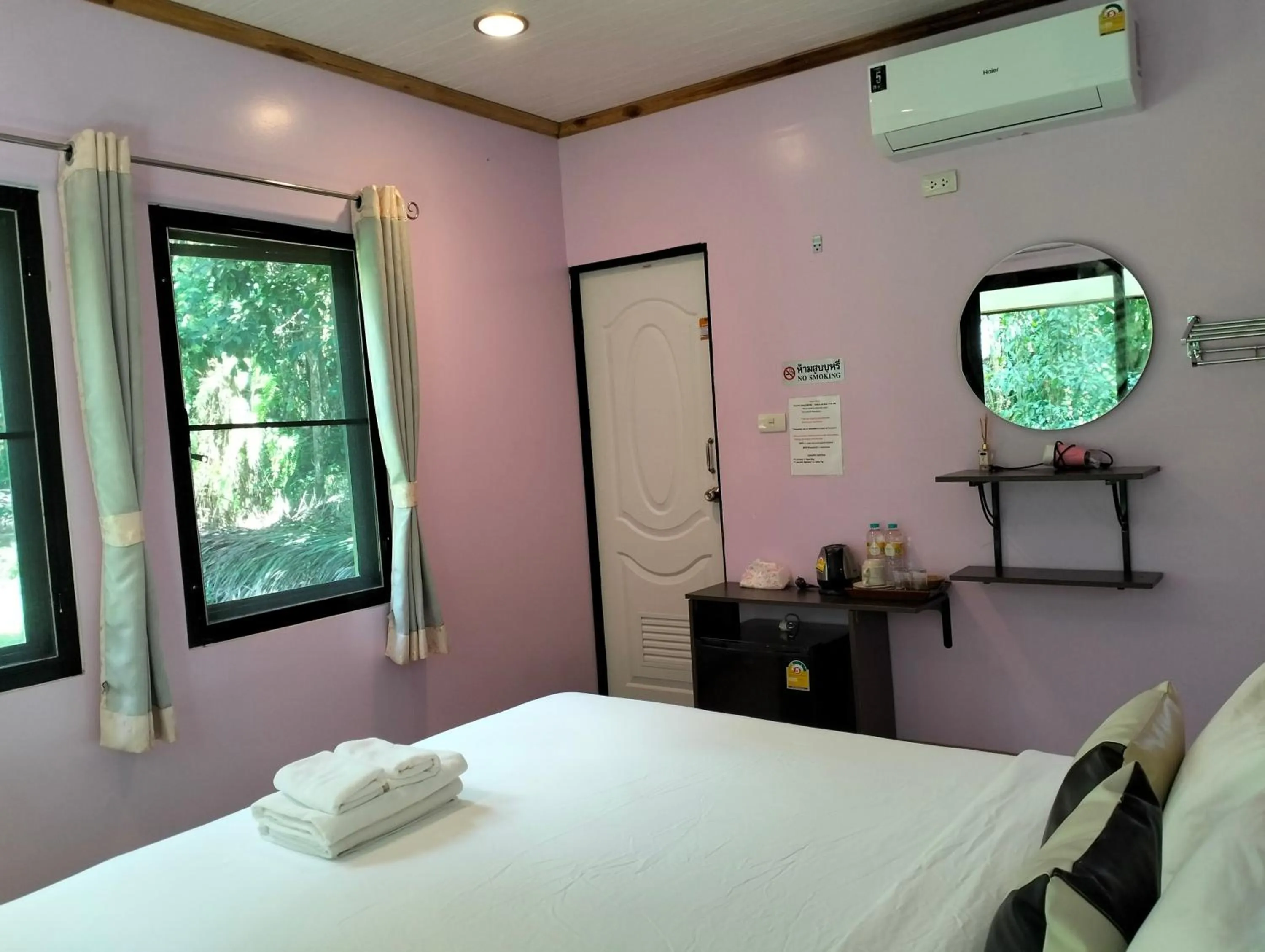 Bedroom, Bed in Khao Sok Palm Garden Resort