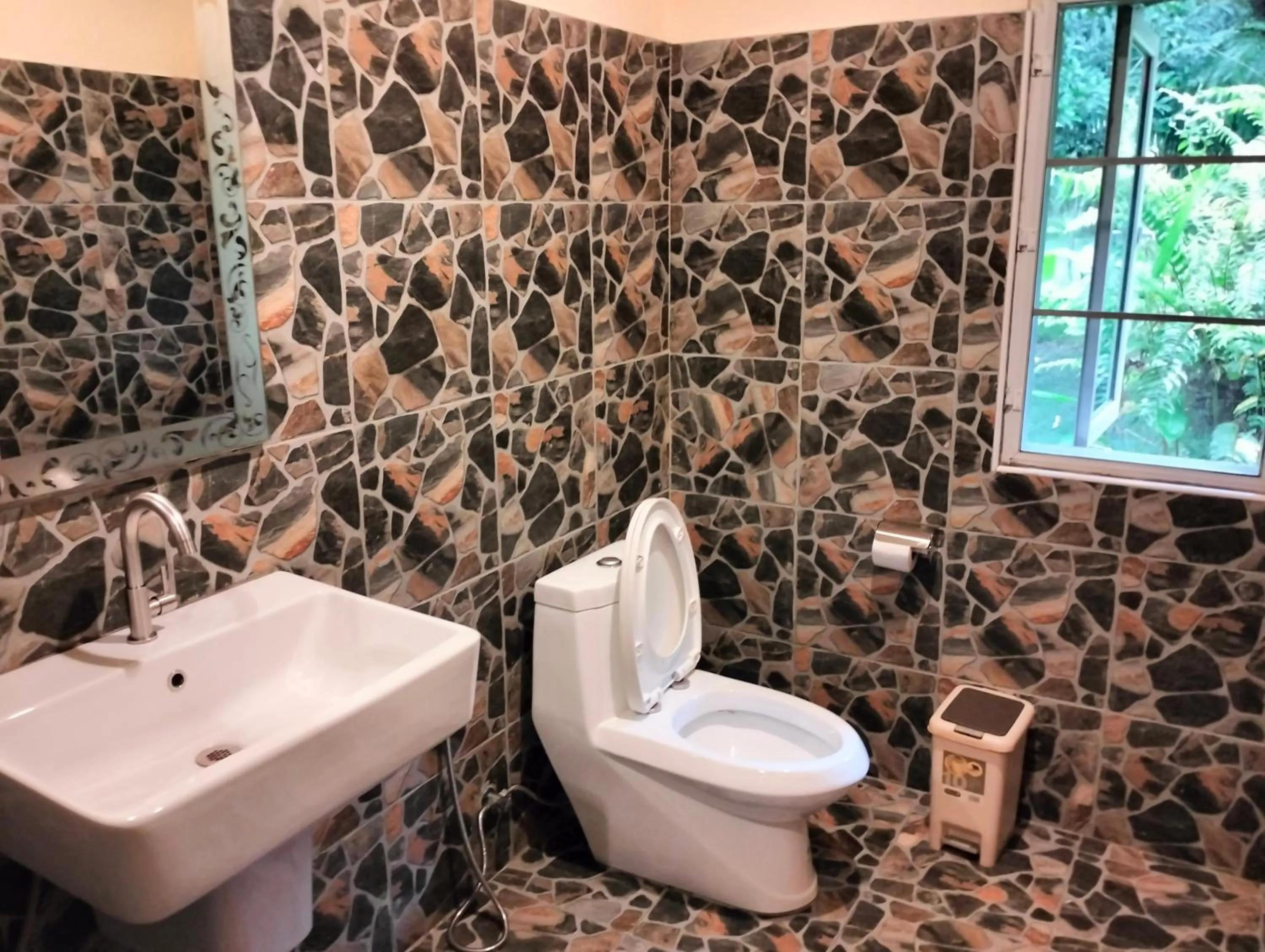 Bathroom in Khao Sok Palm Garden Resort