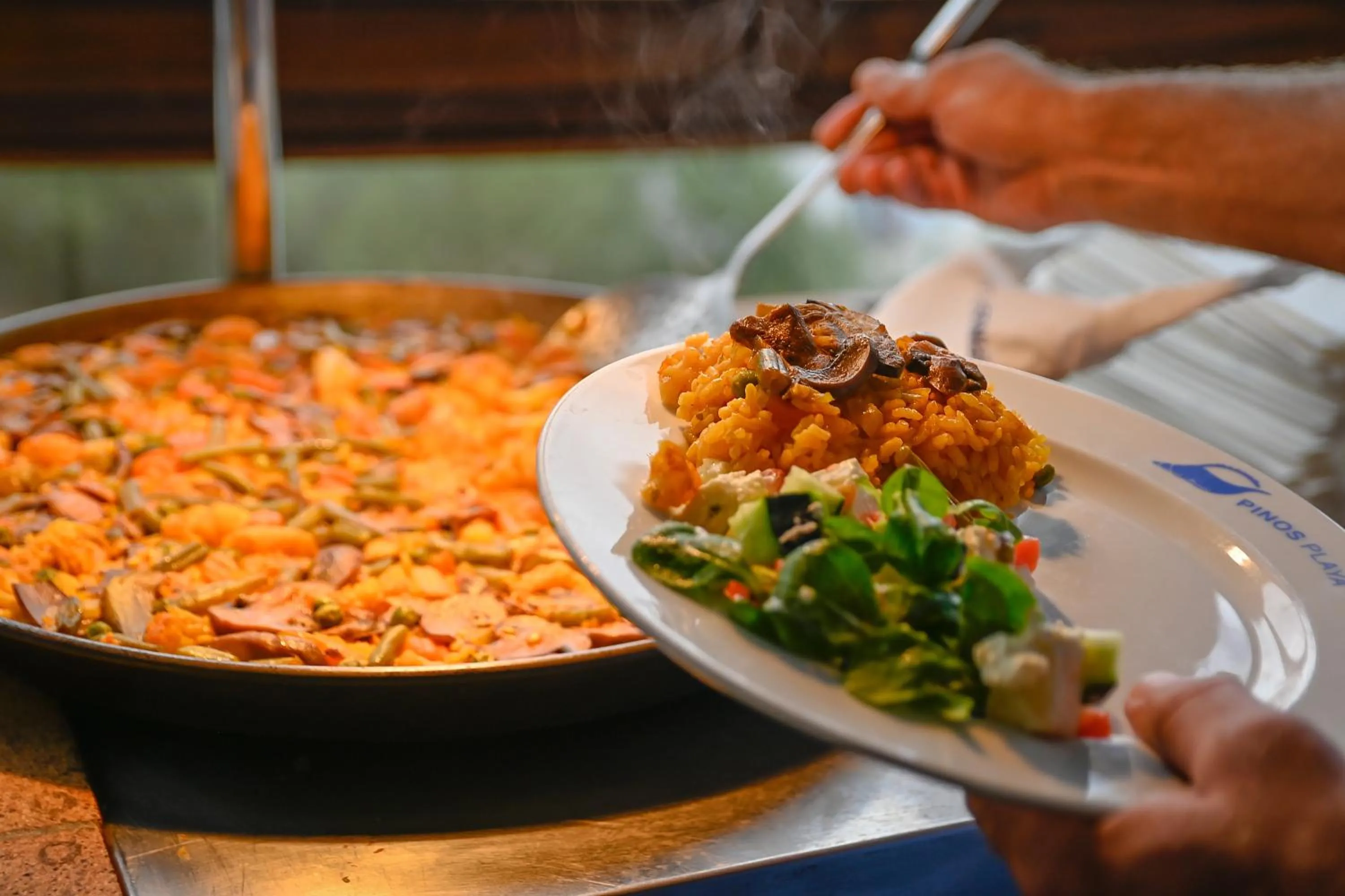 Food in Hotel Pinos Playa