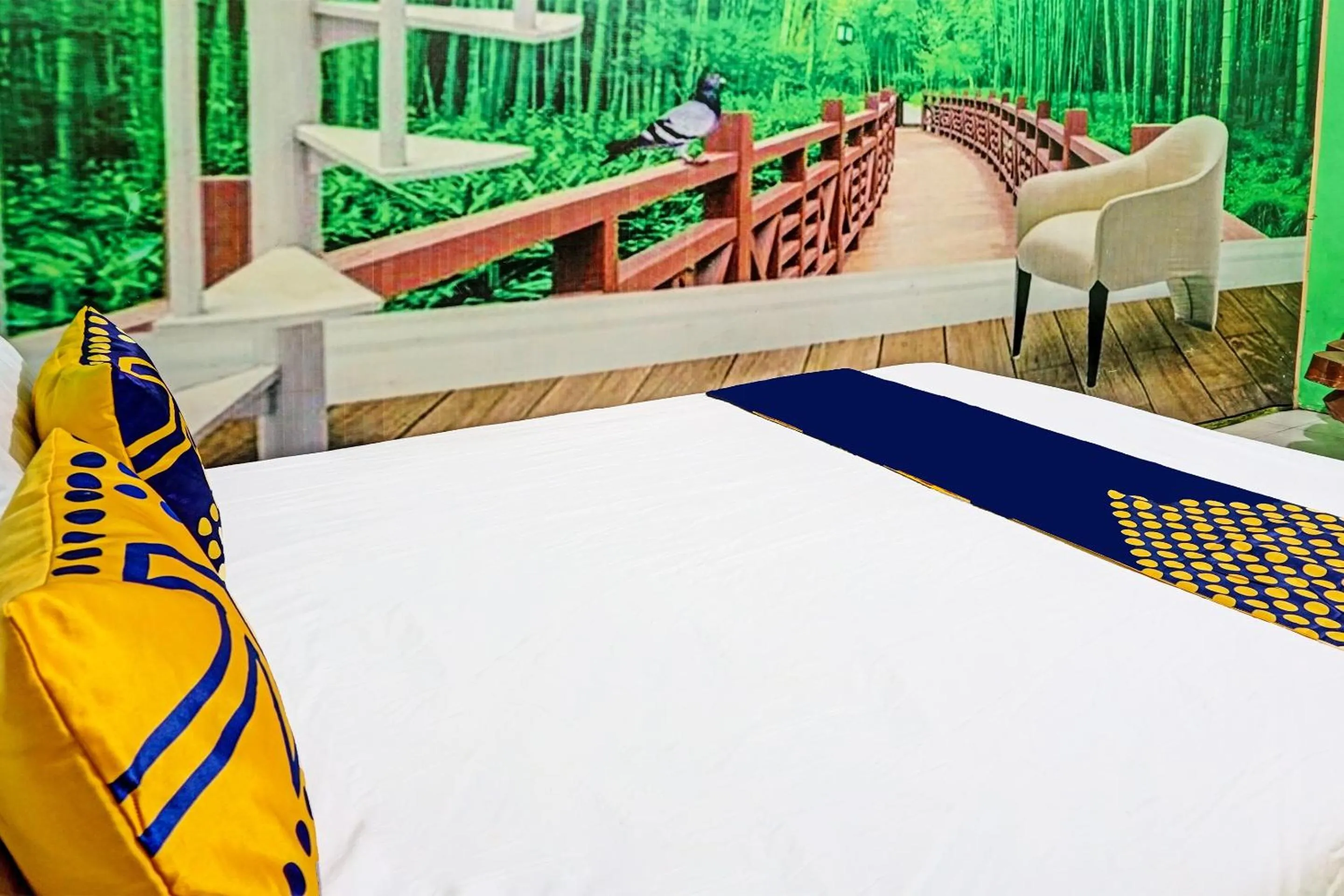 Bedroom in OYO 91697 Nyaman Homestay Syariah