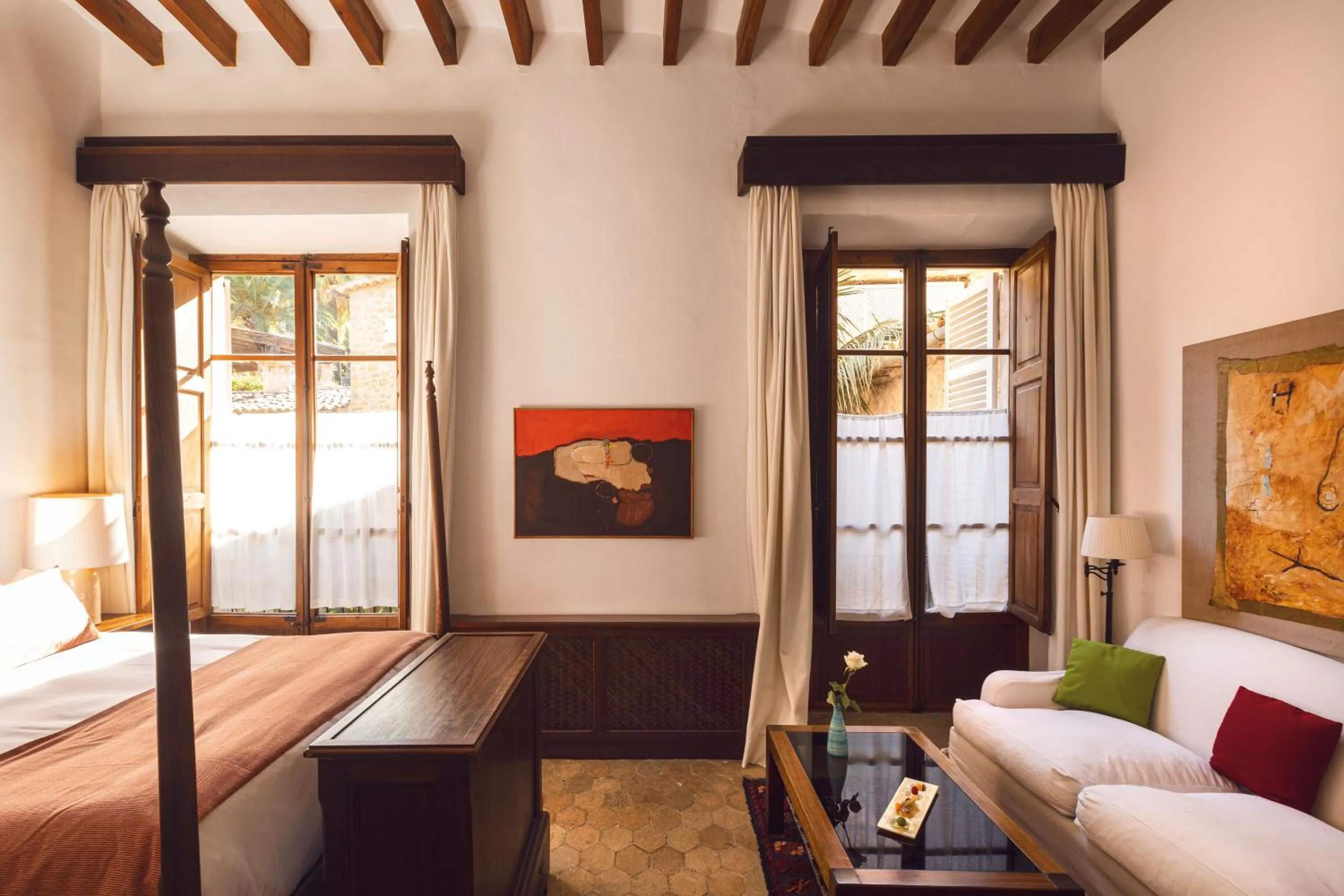 Bedroom, Bed in La Residencia, A Belmond Hotel, Mallorca