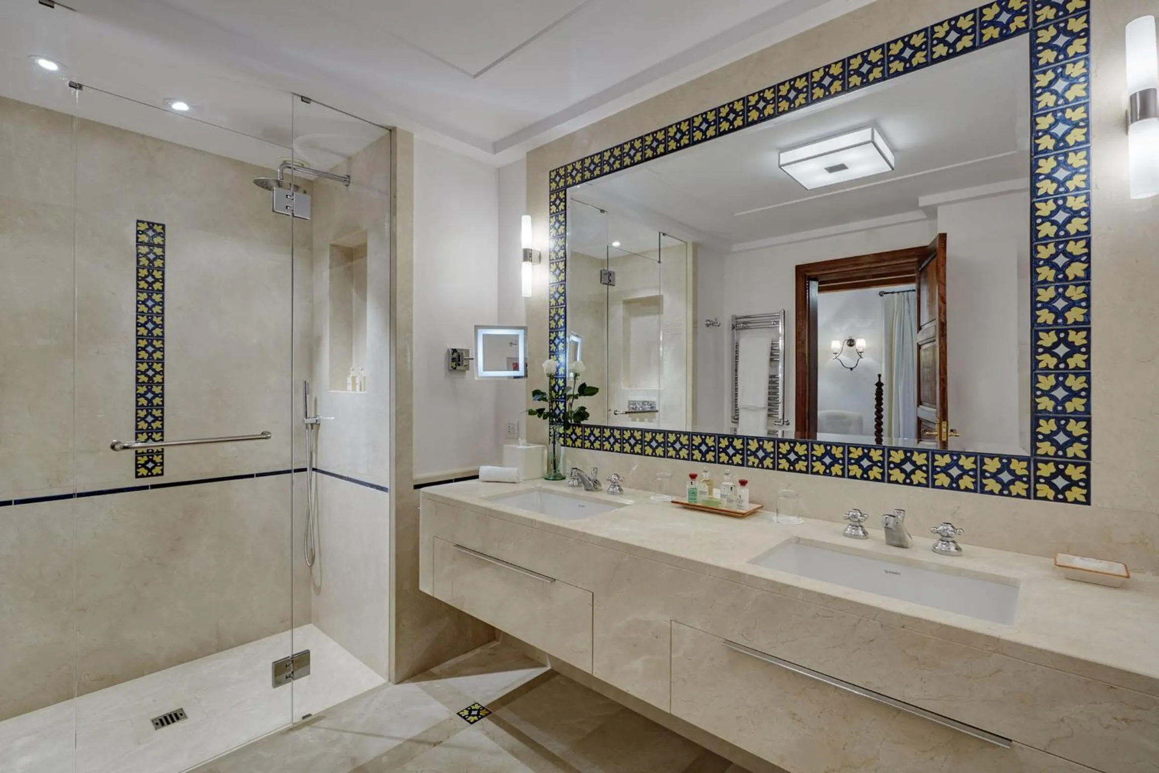 Shower in La Residencia, A Belmond Hotel, Mallorca
