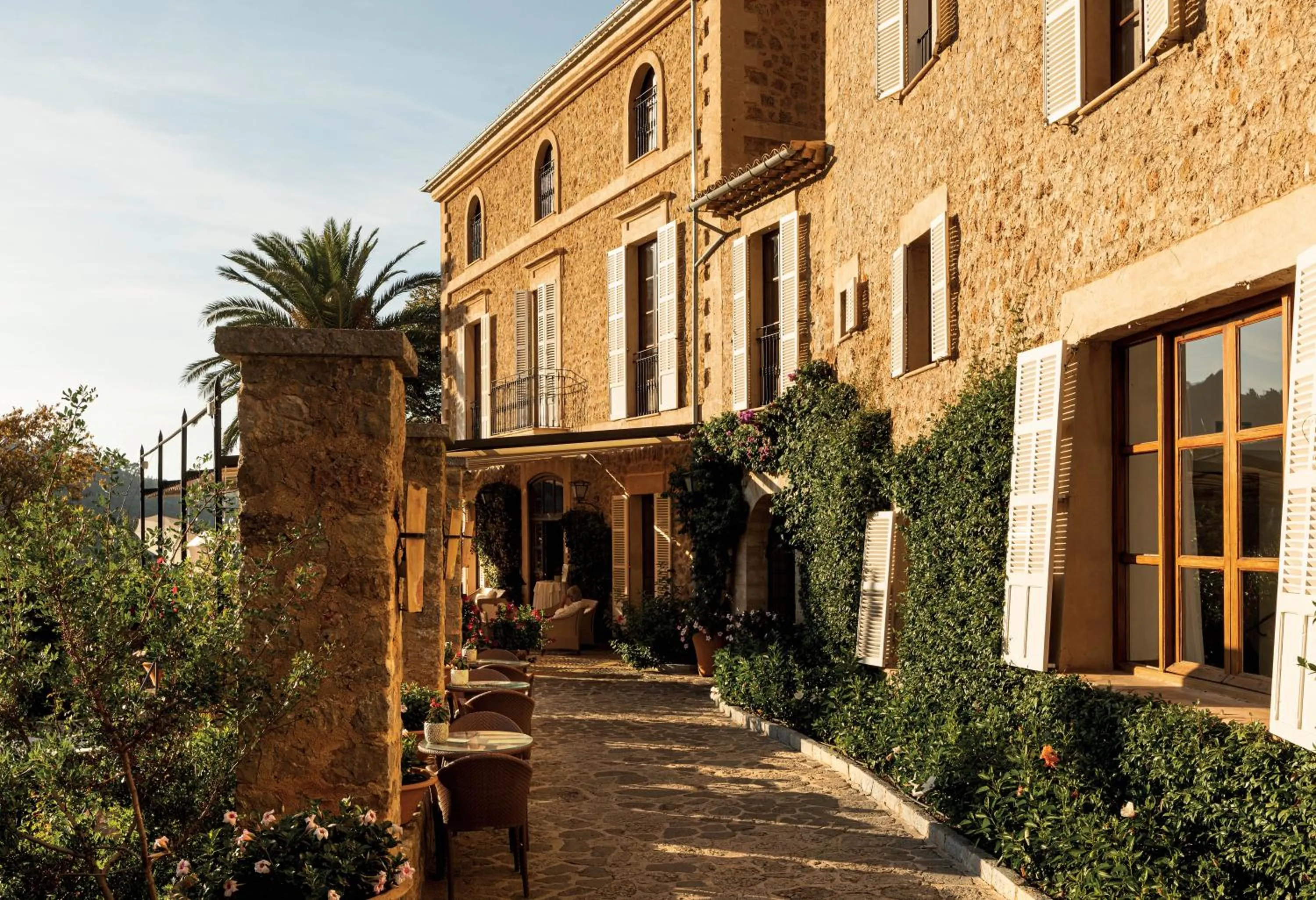 Facade/entrance in La Residencia, A Belmond Hotel, Mallorca