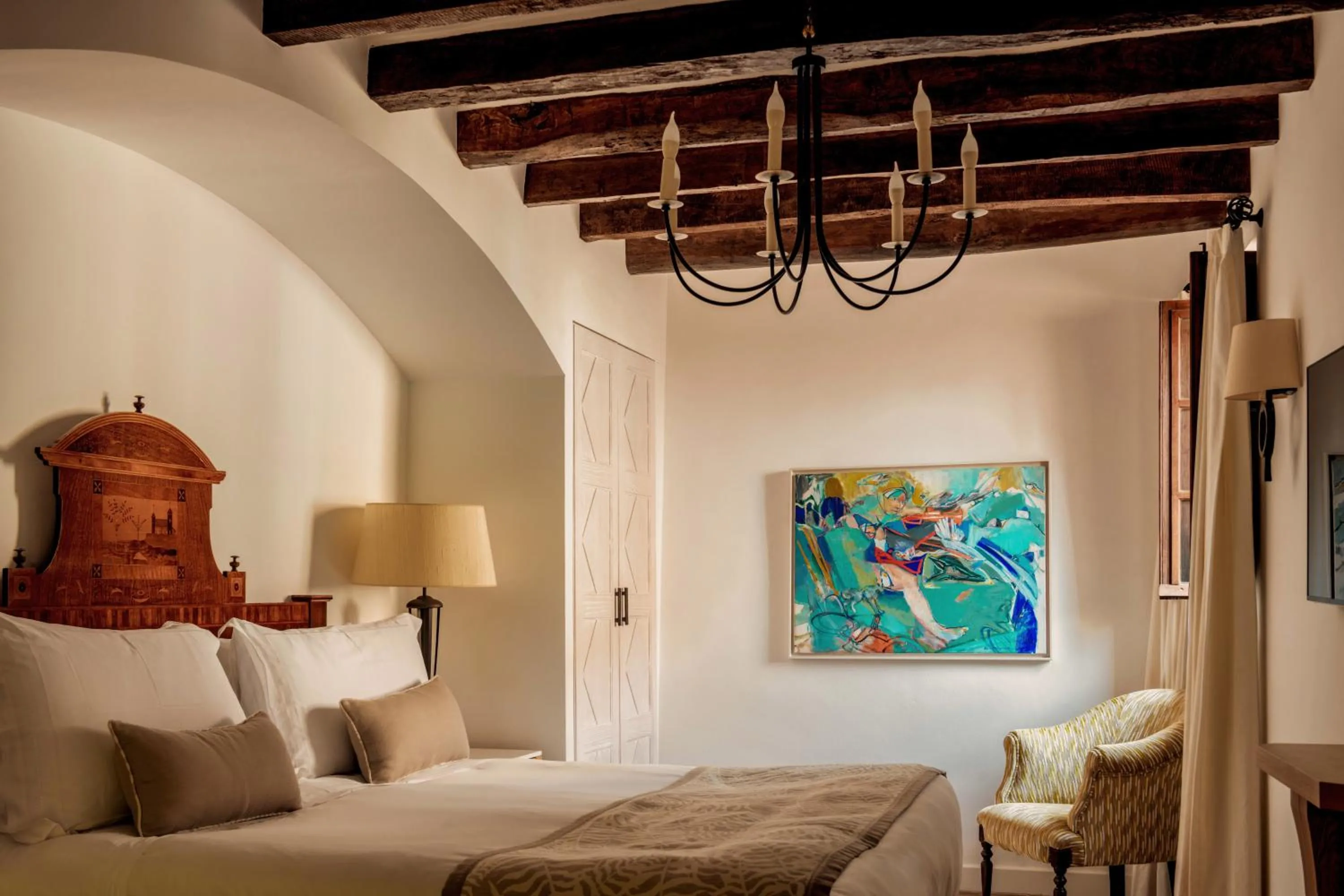 Bedroom, Bed in La Residencia, A Belmond Hotel, Mallorca