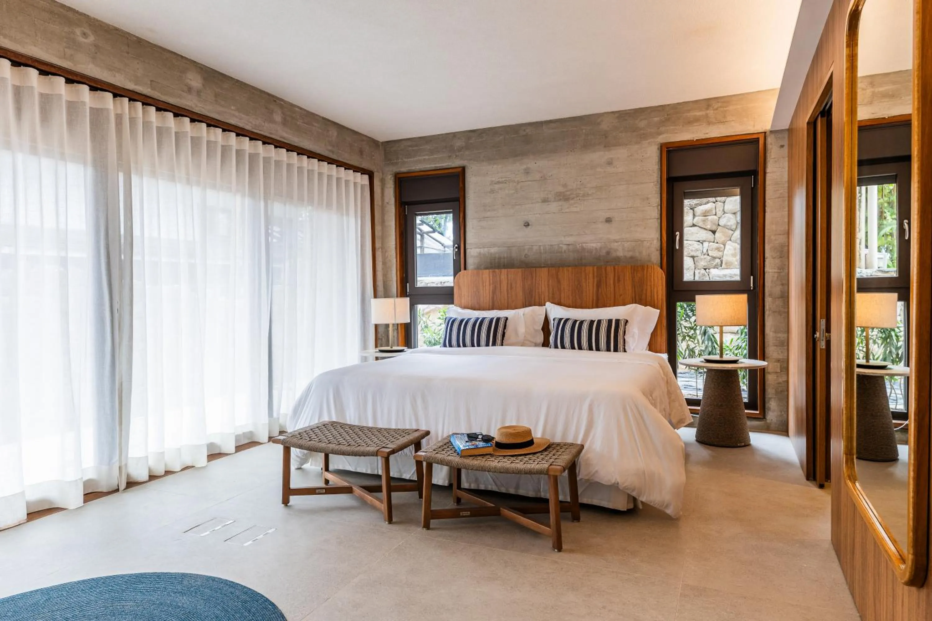 Bed in Juquehy Praia Hotel