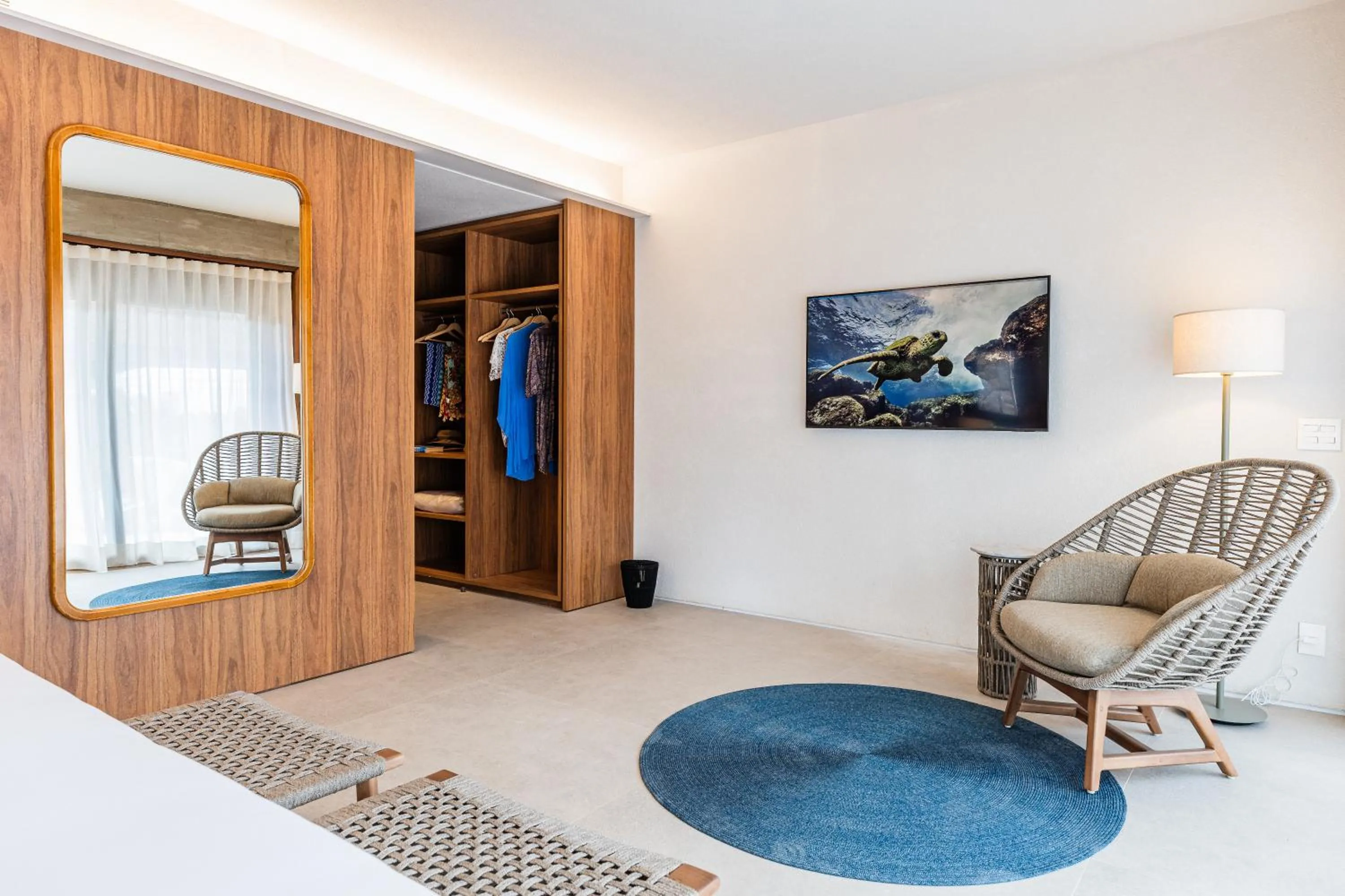 Photo of the whole room, Bed in Juquehy Praia Hotel