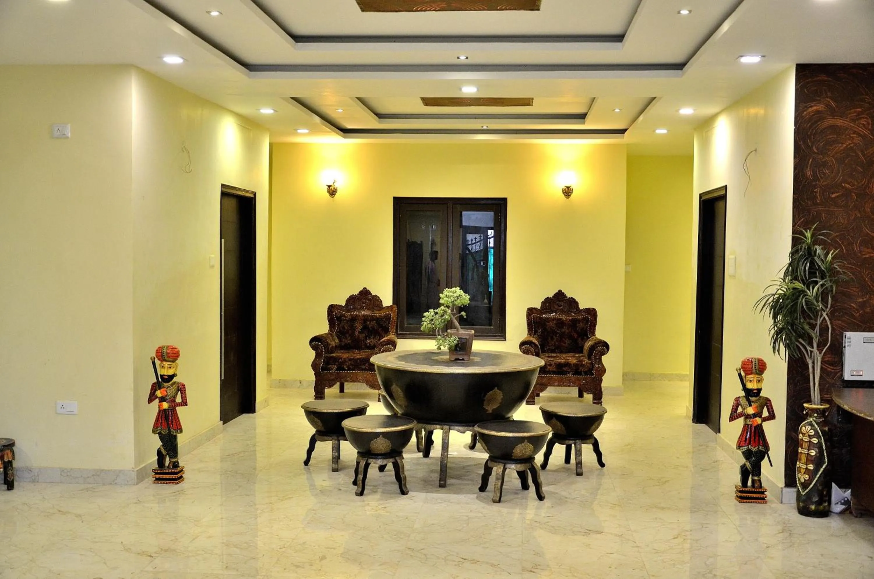 Lobby or reception in Ganga Monastery