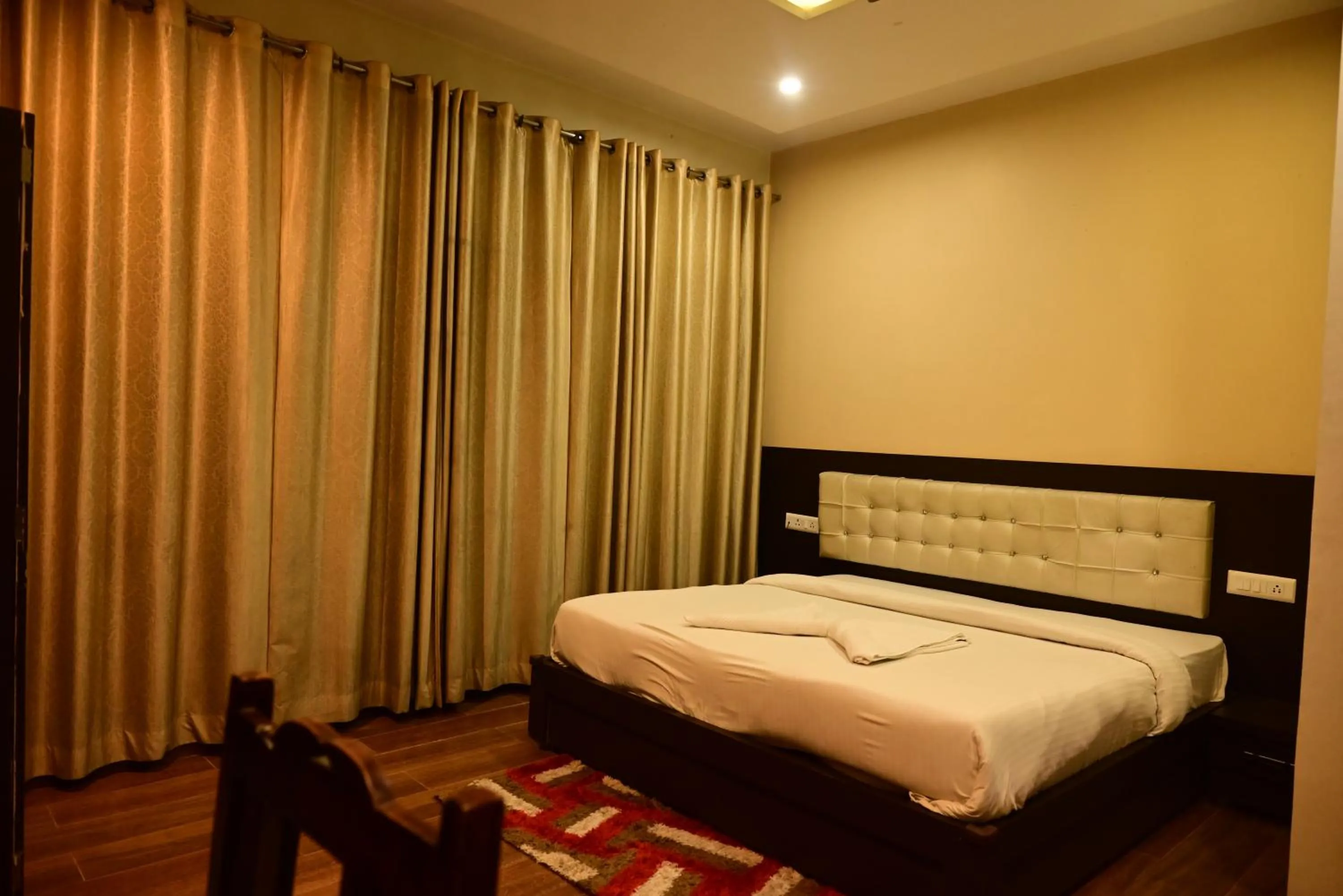 Bed in Ganga Monastery