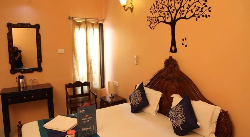 Bed in Ganga Monastery