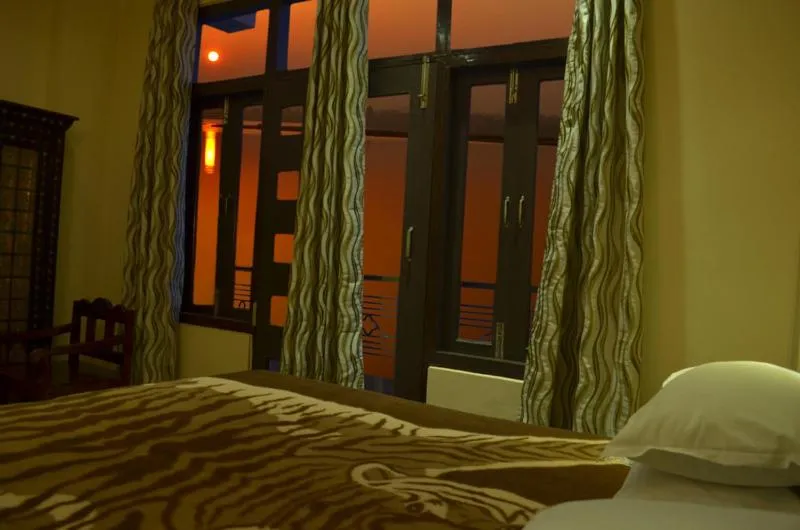 Bed in Ganga Monastery