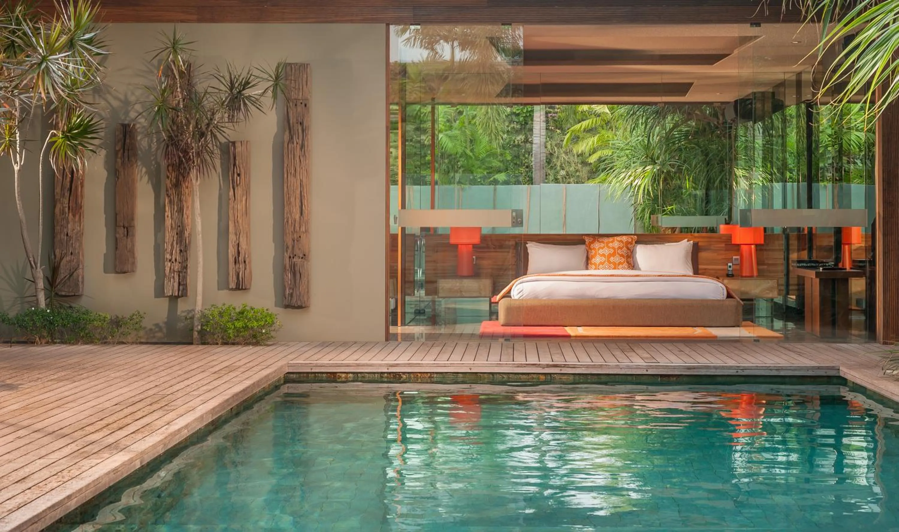 Bed in iVilla by Ekosistem