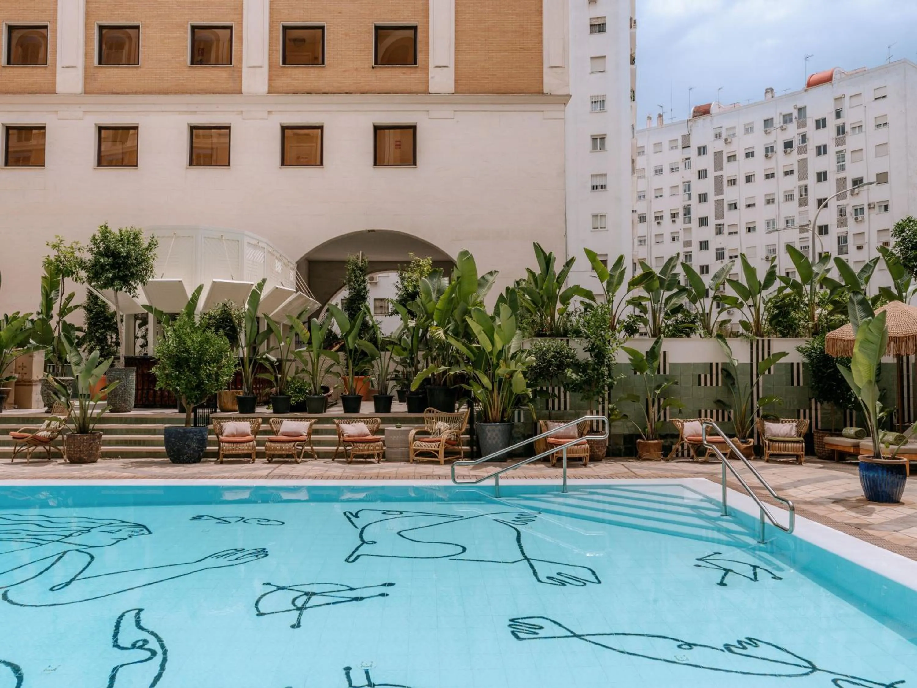 Swimming pool in Only YOU Hotel Sevilla